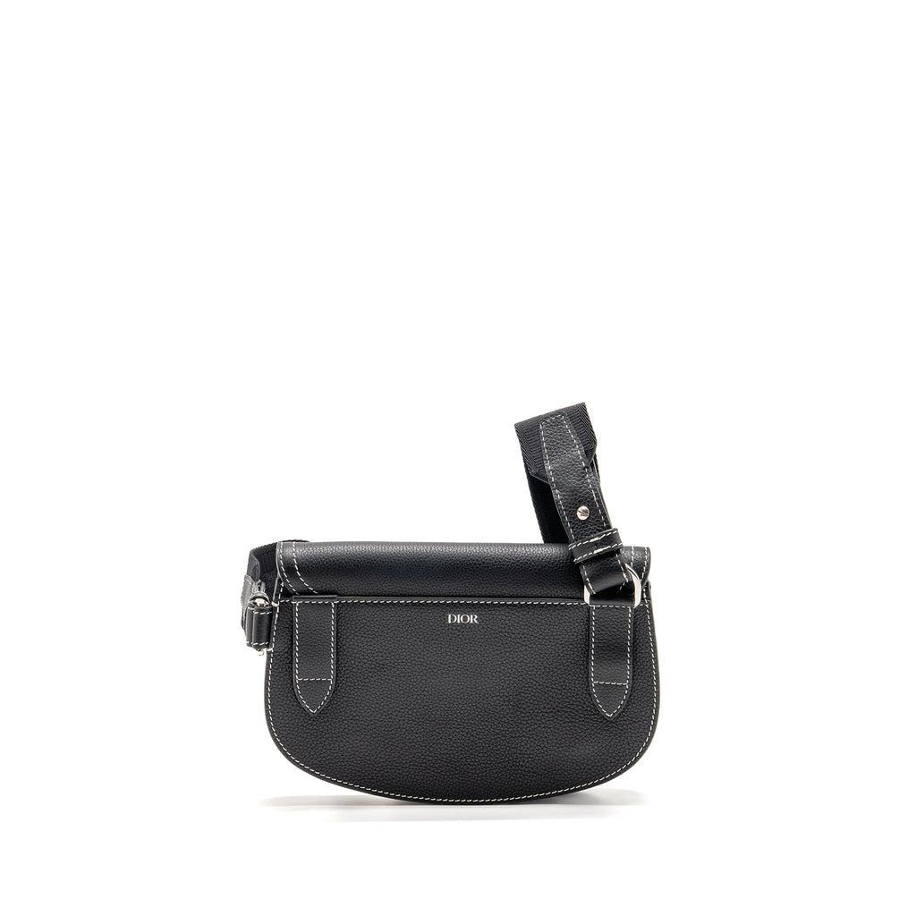 dior-x-kaws-pouch-saddle-bag-leather-black-shw-copy