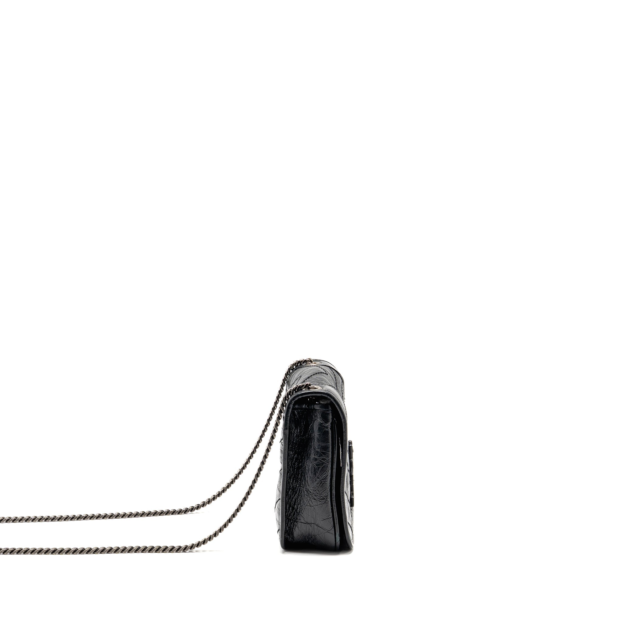 saint-laurent-ysl-niki-chain-wallet-crinkled-calfskin-black-shw