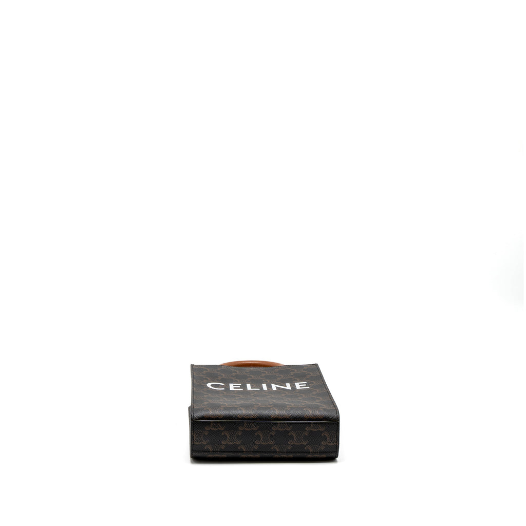 celine-mini-vertical-cabas-triomphe-canvas-brown-ghw