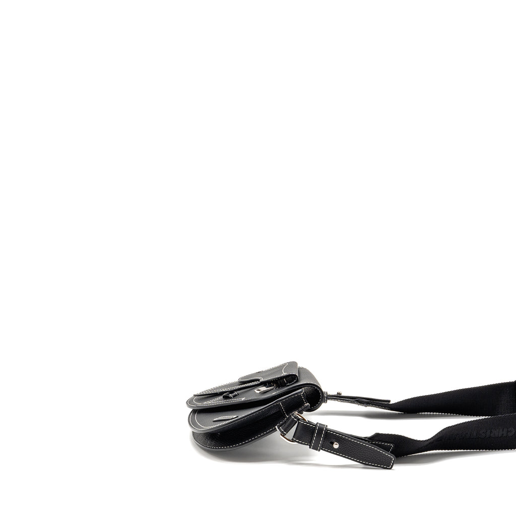 dior-x-kaws-pouch-saddle-bag-leather-black-shw-copy
