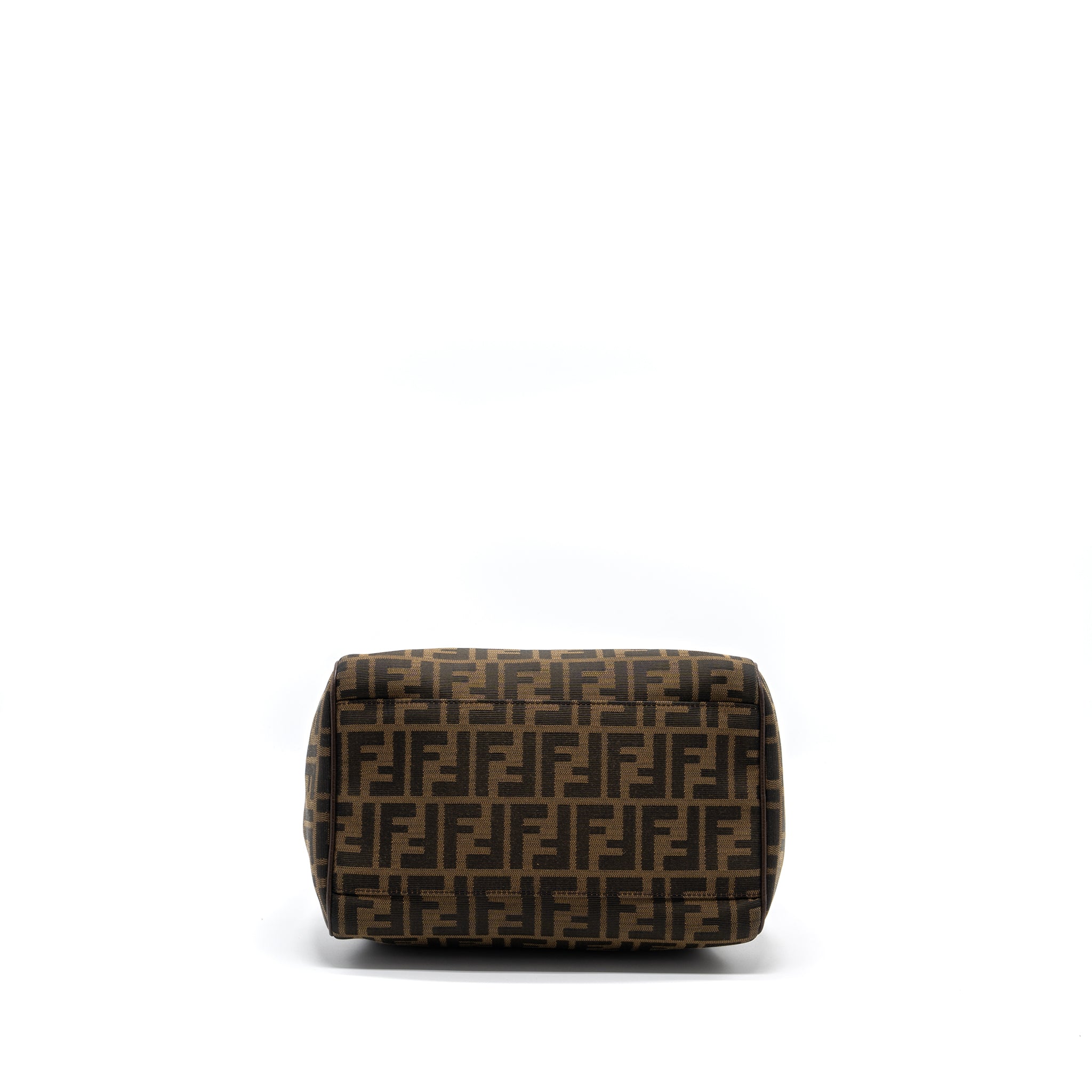 fendi-boston-bag-ff-jacquard-fabric-brown-ghw