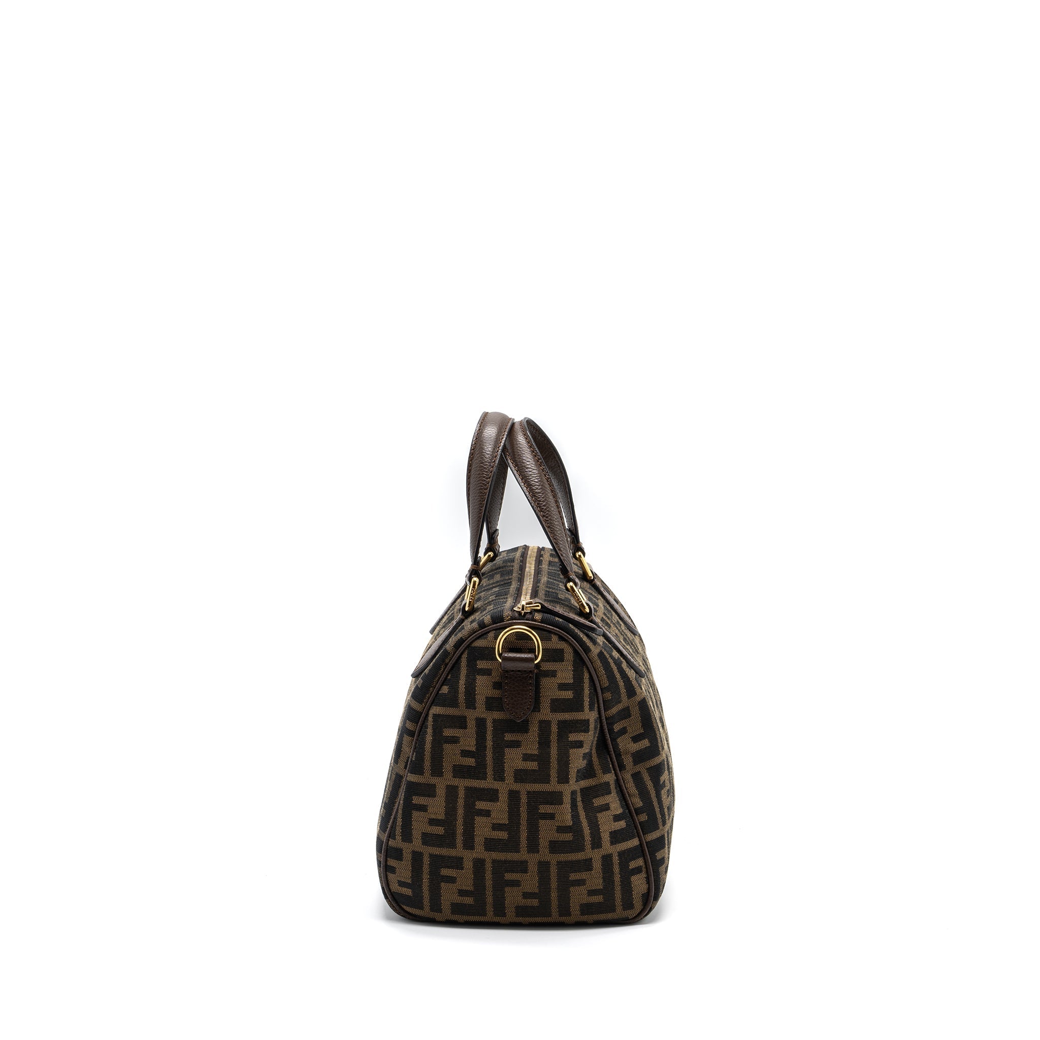 fendi-boston-bag-ff-jacquard-fabric-brown-ghw