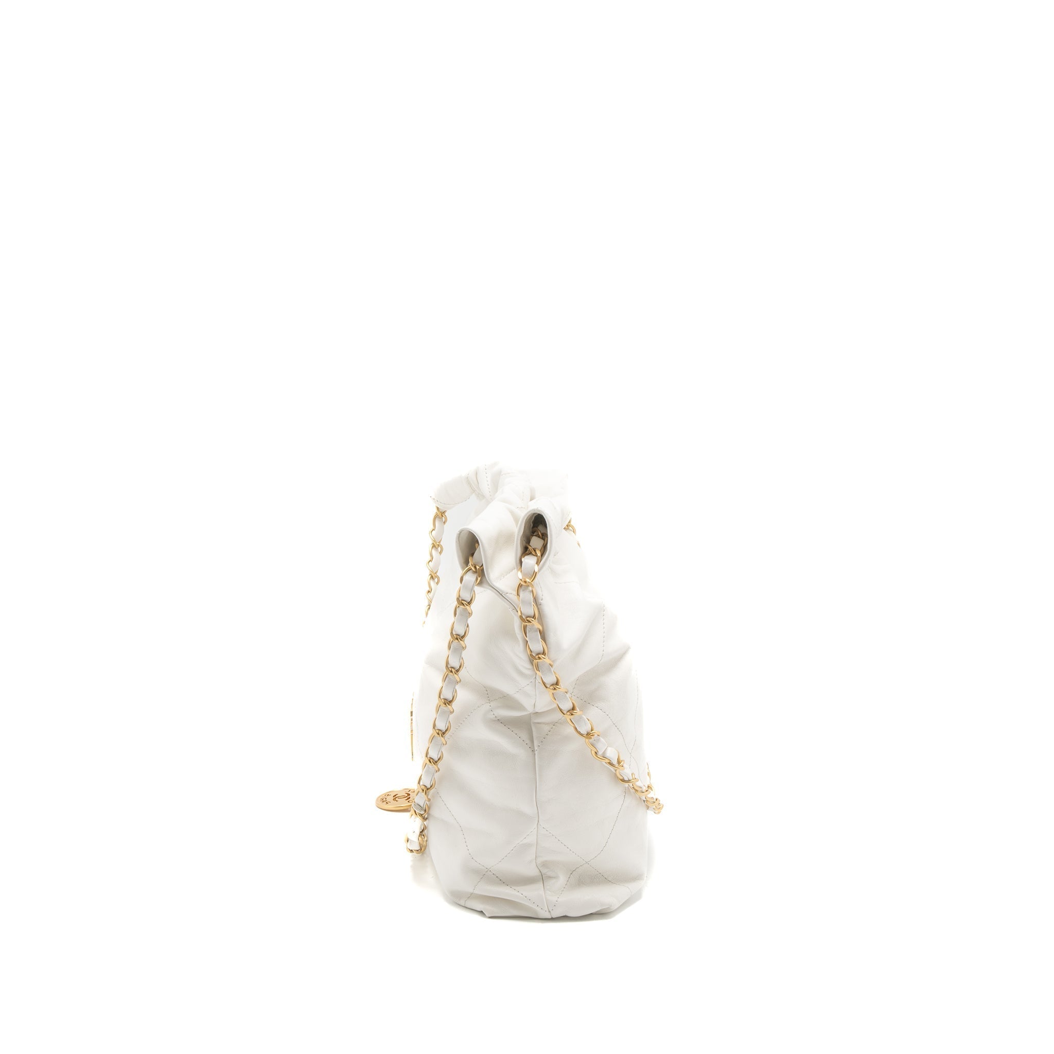 chanel-small-22-bag-gold-letter-shiny-calfskin-white-brushed-ghw-microchip