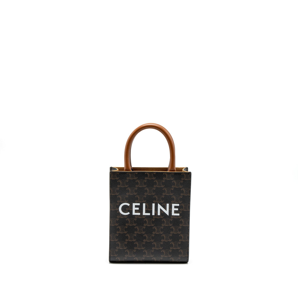 celine-mini-vertical-cabas-triomphe-canvas-brown-ghw