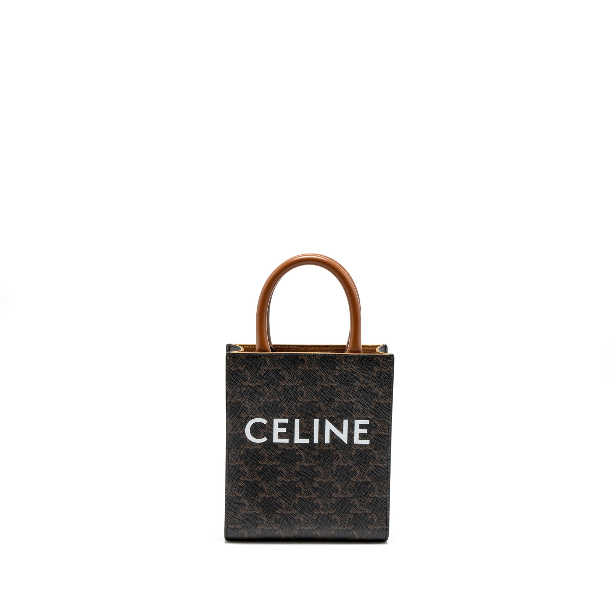 celine-mini-vertical-cabas-triomphe-canvas-brown-ghw
