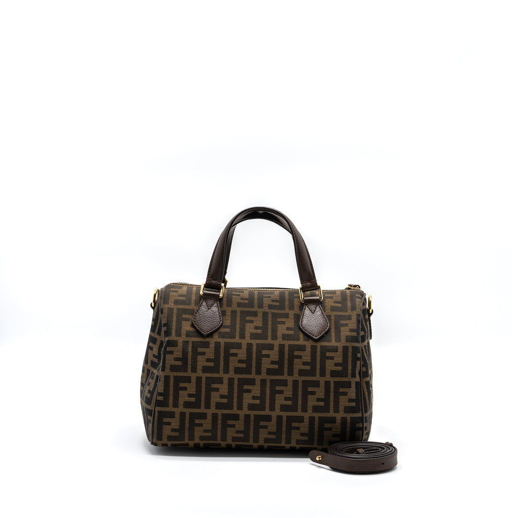 fendi-boston-bag-ff-jacquard-fabric-brown-ghw