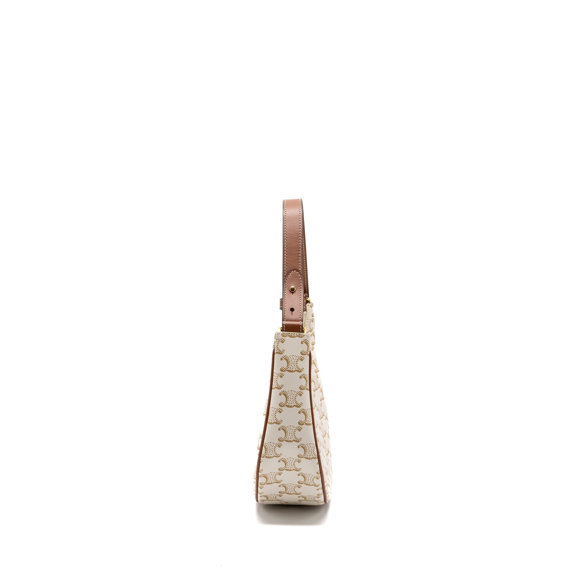 celine-ava-bag-triomphe-canvas-calfskin-white-ghw-1
