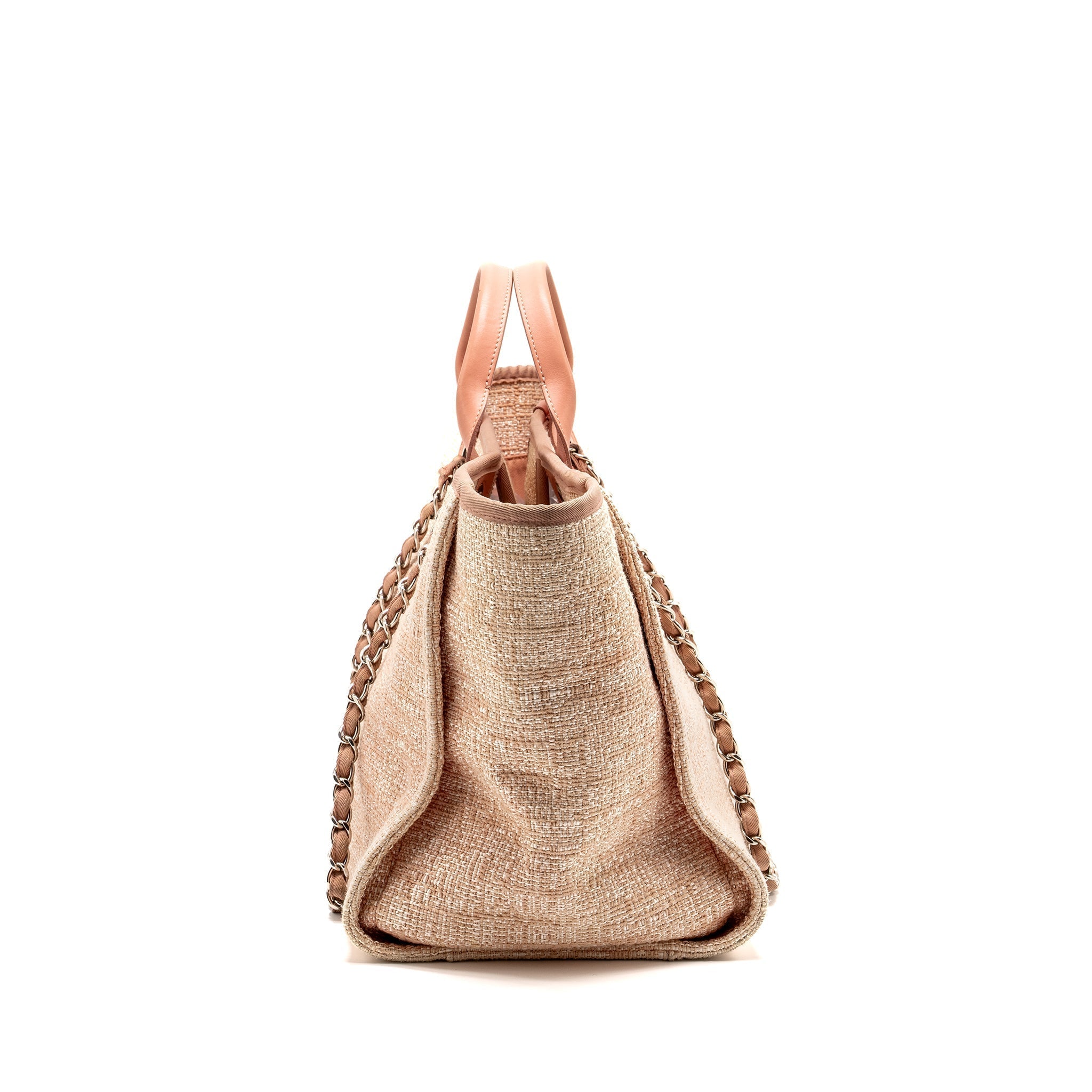 chanel-deauville-tote-bag-canvas-leather-pink-shw