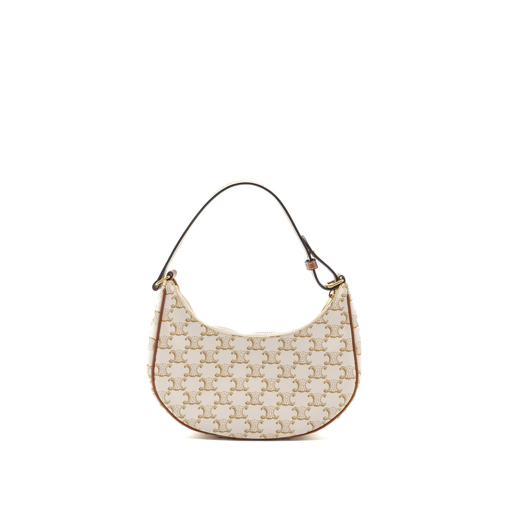 celine-ava-bag-triomphe-canvas-calfskin-white-ghw-1
