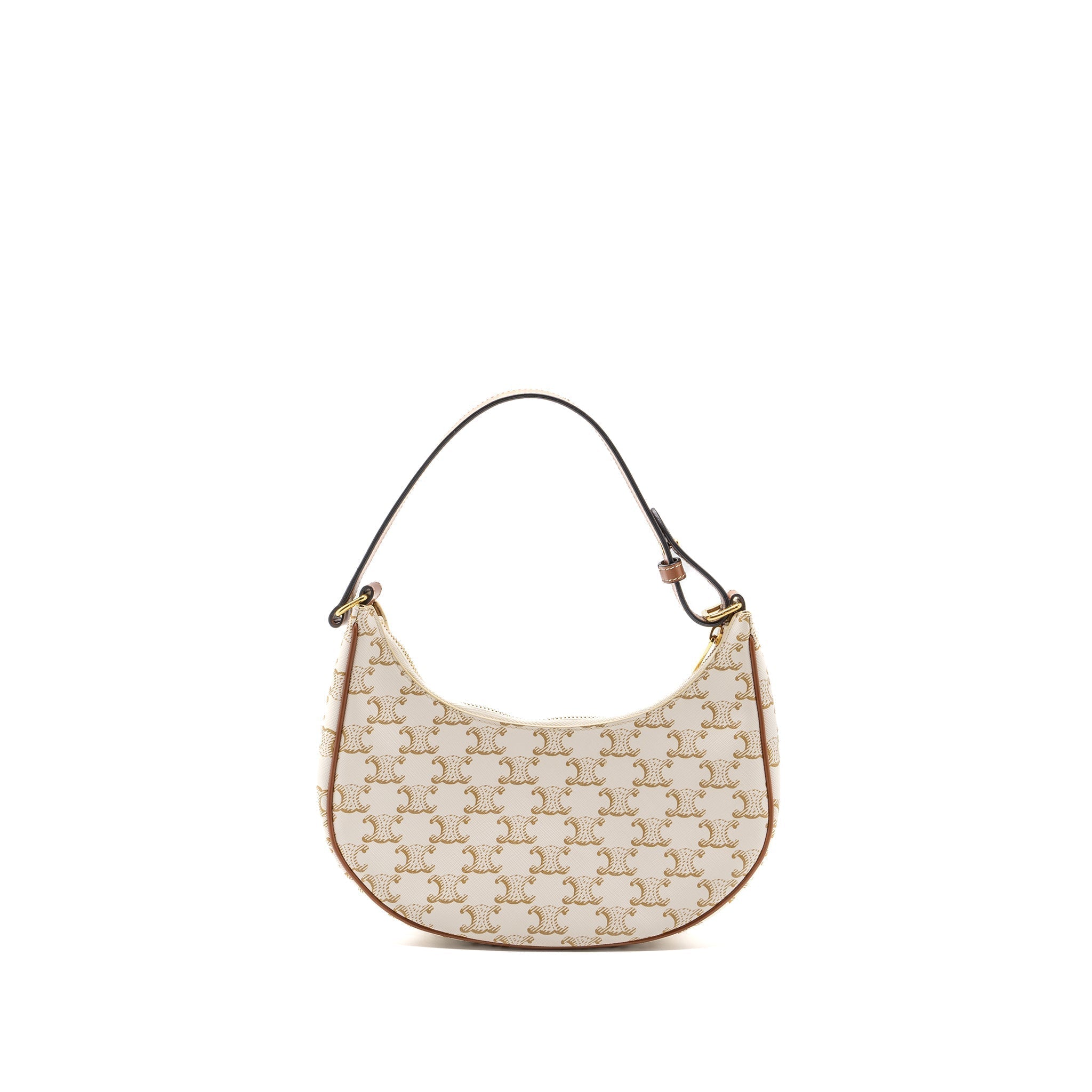 celine-ava-bag-triomphe-canvas-calfskin-white-ghw-1