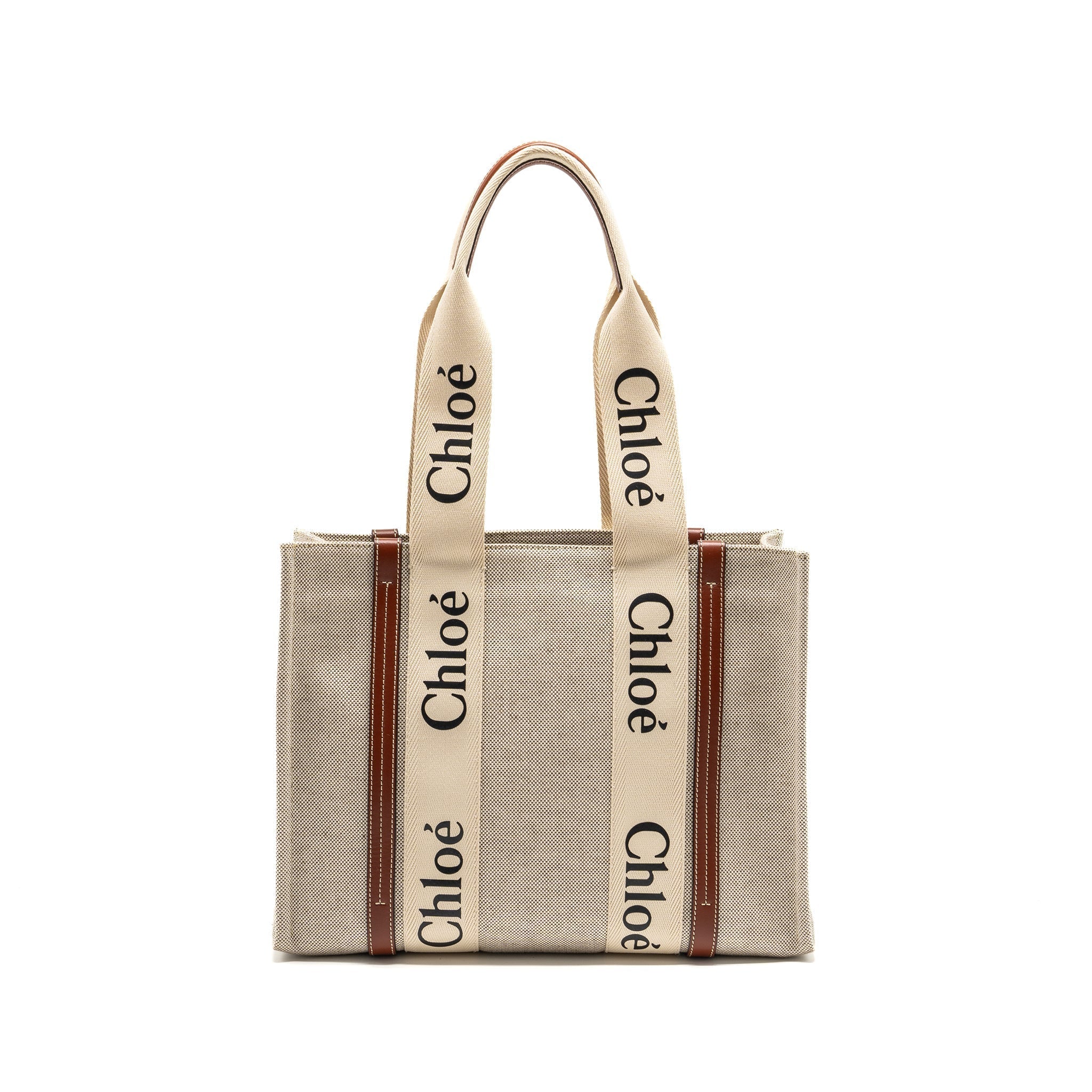chloe-woody-tote-bag-canvas-ivory-brown