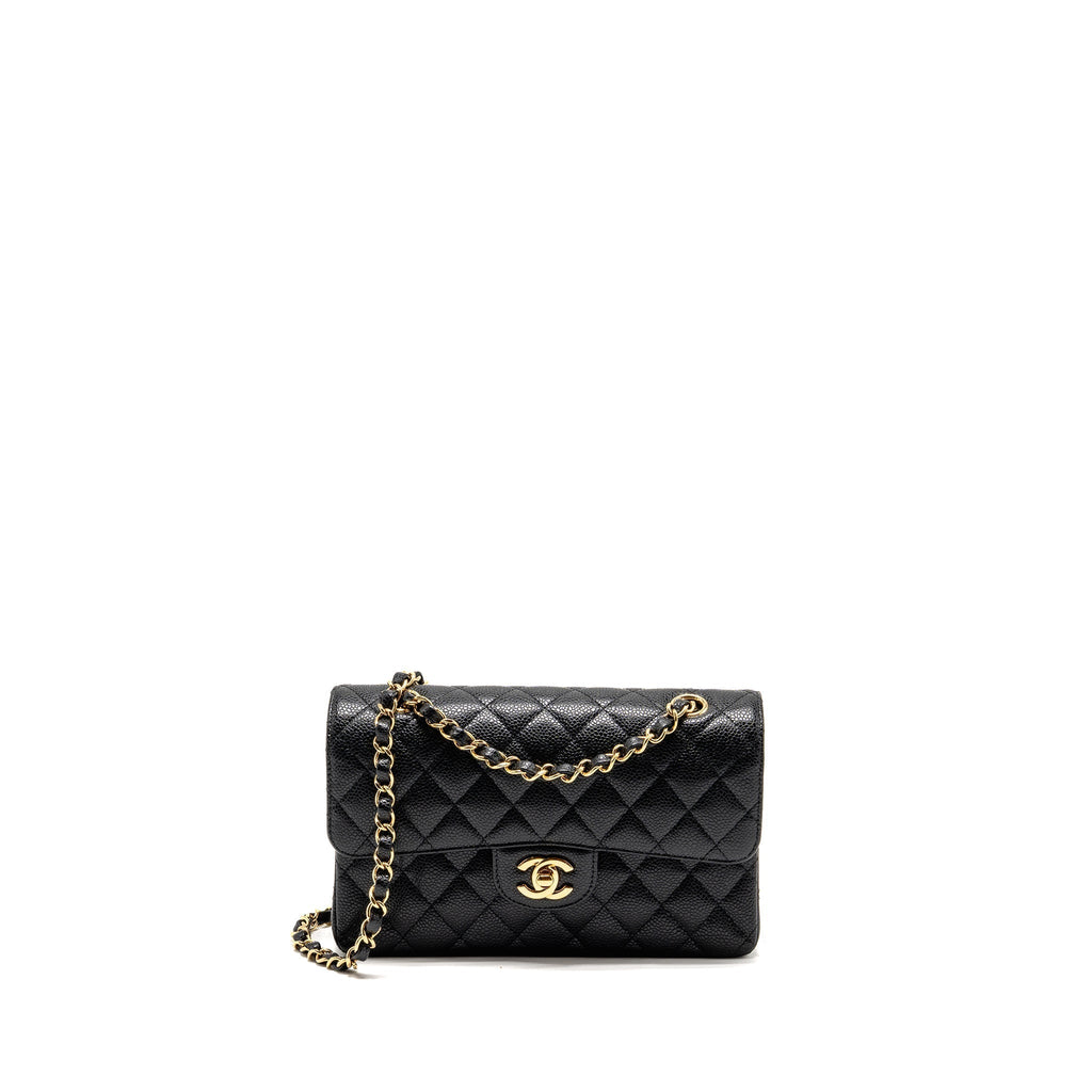 chanel-small-classic-double-flap-bag-caviar-black-ghw-microchip-14