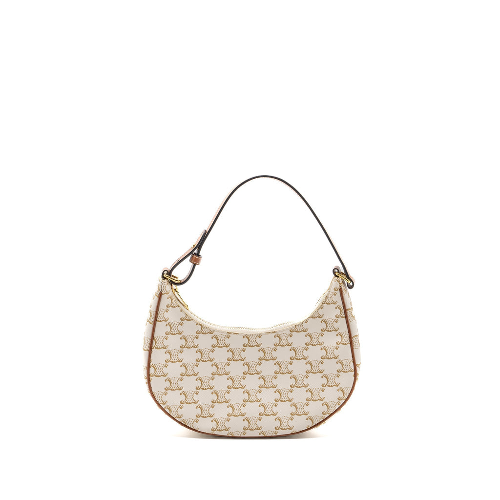 celine-ava-bag-triomphe-canvas-calfskin-white-ghw-1