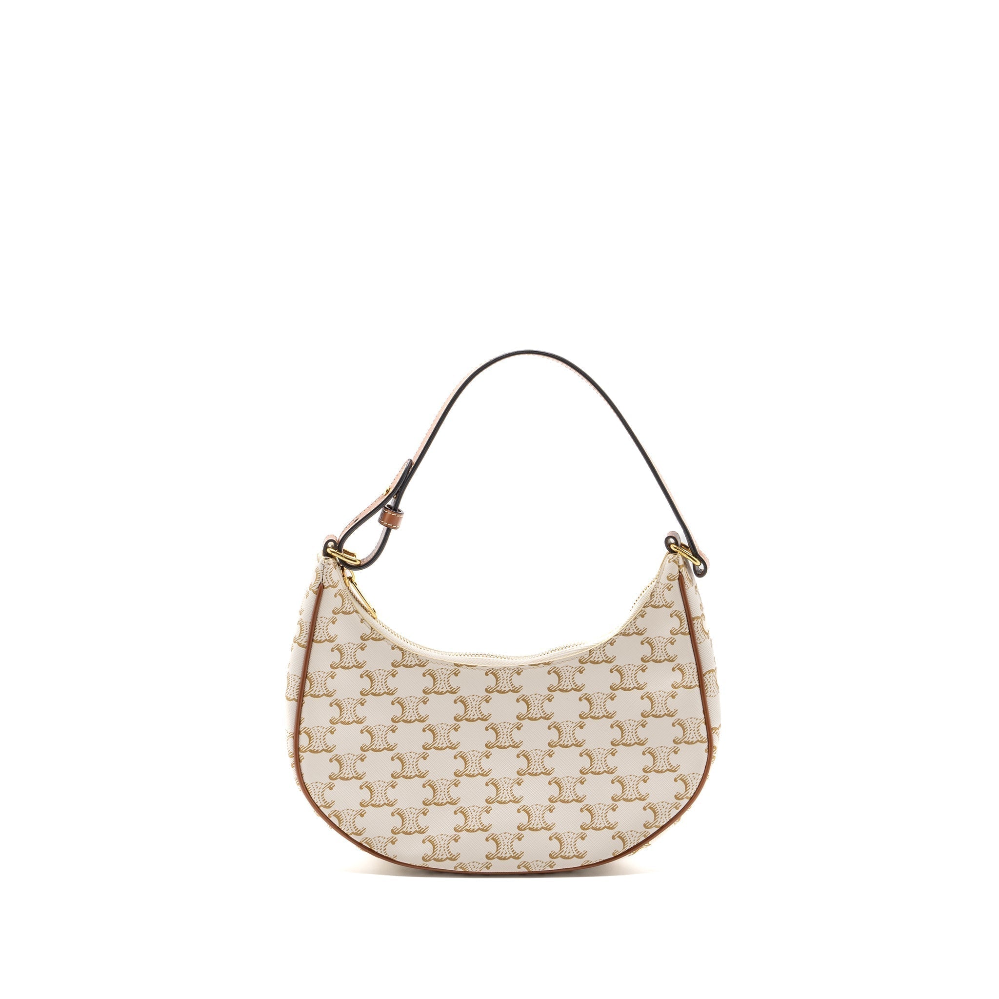 celine-ava-bag-triomphe-canvas-calfskin-white-ghw-1