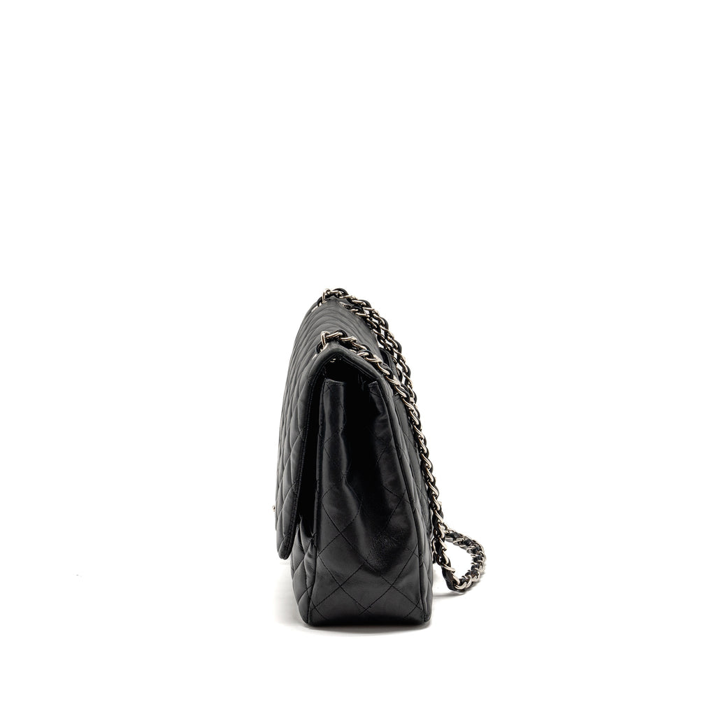 chanel-maxi-classic-single-flap-bag-lambskin-black-shw-copy