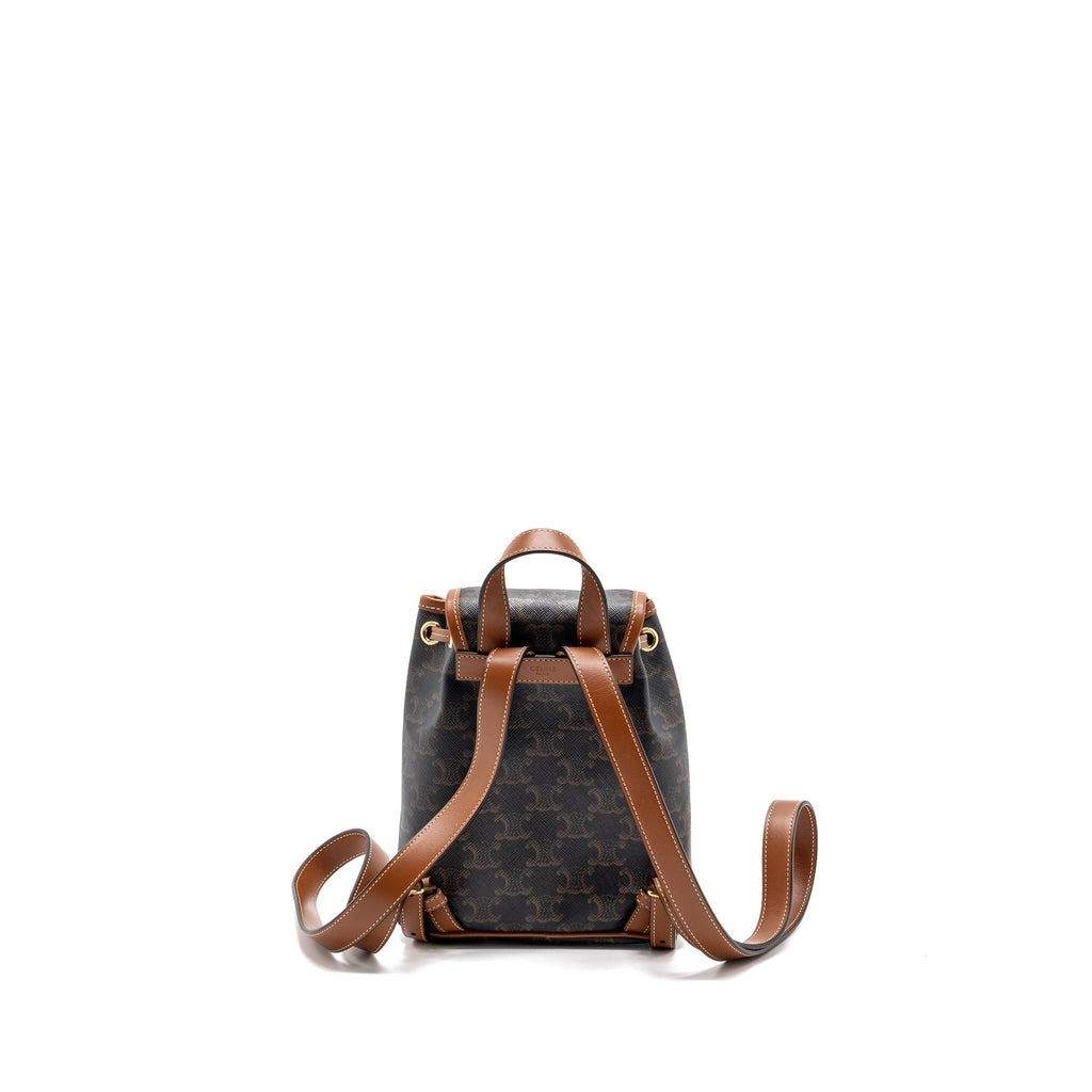 celine-mini-backpack-folco-triomphe-canvas-calfskin-tan-ghw