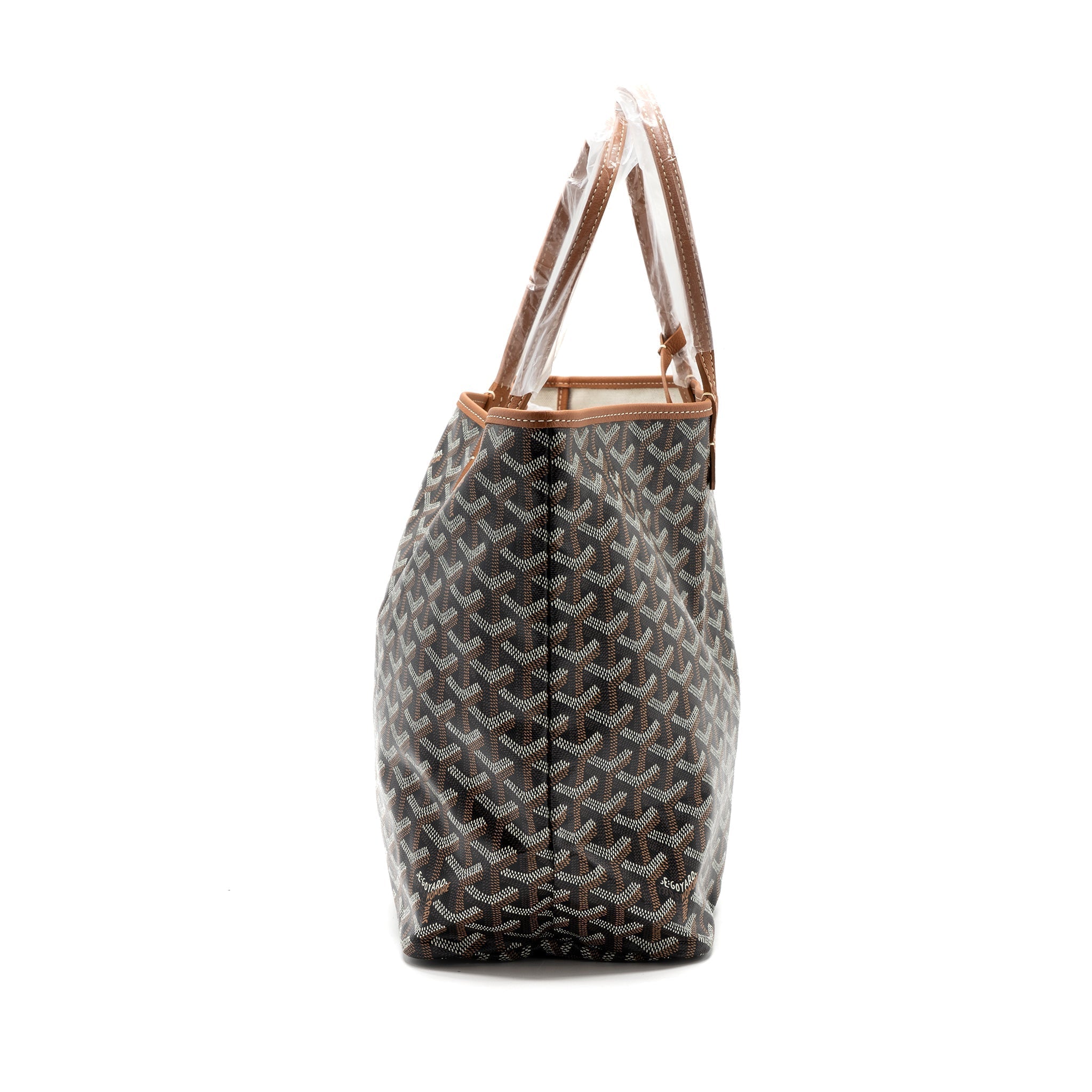 goyard-saint-louis-pm-tote-canvas-black-brown-shw