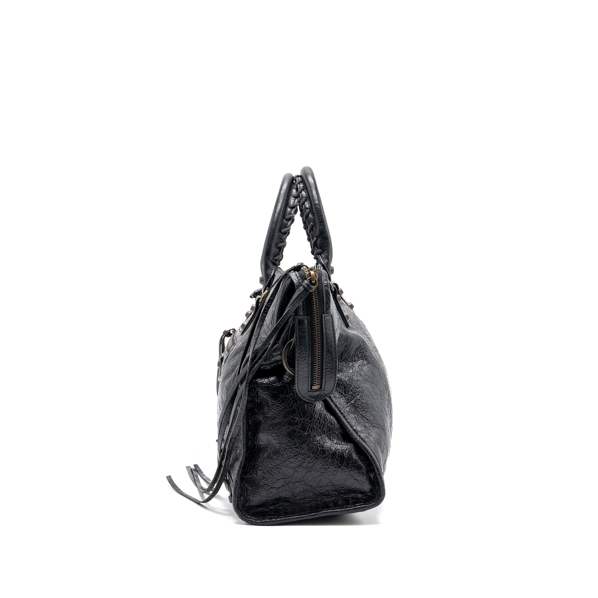 balenciaga-classic-city-bag-leather-black-ruthenium-gold-hardware