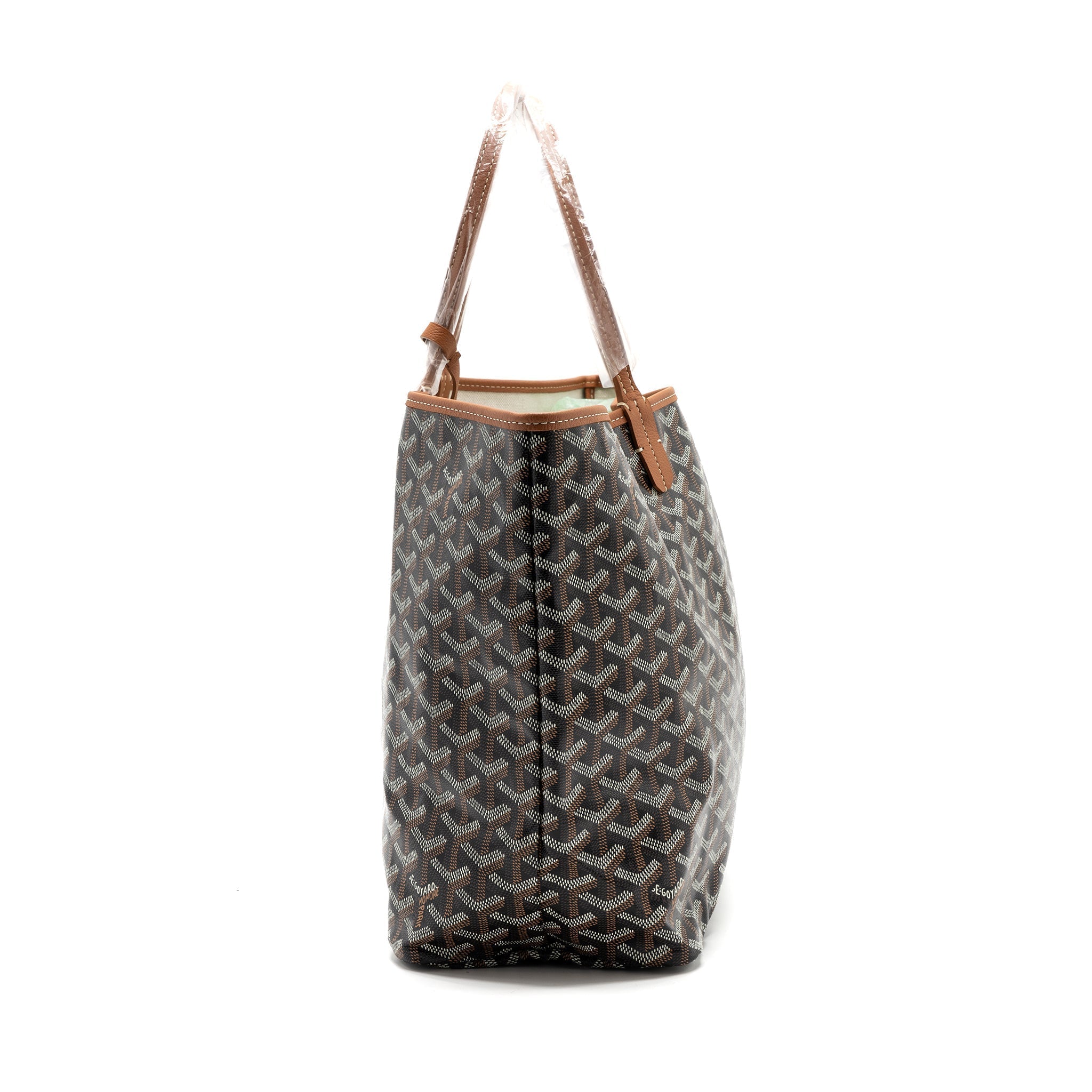goyard-saint-louis-pm-tote-canvas-black-brown-shw