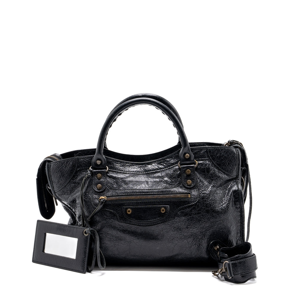 balenciaga-classic-city-bag-leather-black-ruthenium-gold-hardware