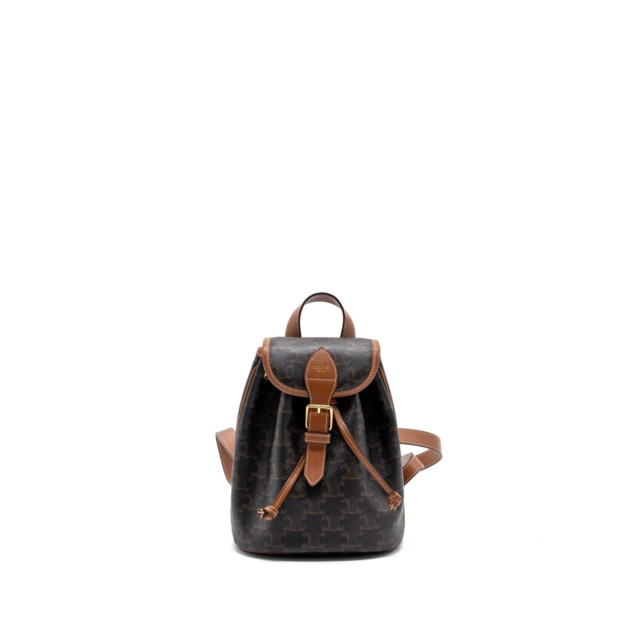 celine-mini-backpack-folco-triomphe-canvas-calfskin-tan-ghw