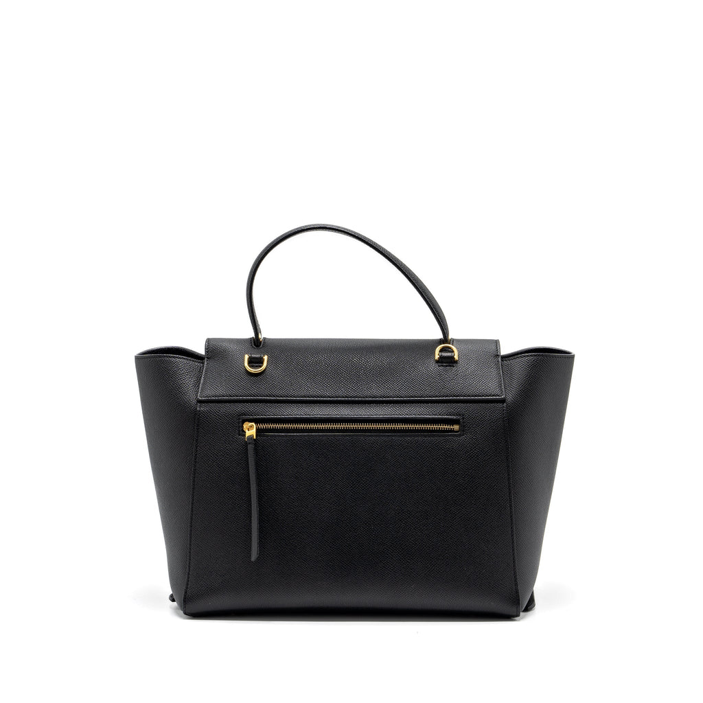 celine-mini-belt-bag-grained-calfskin-black-ghw-4