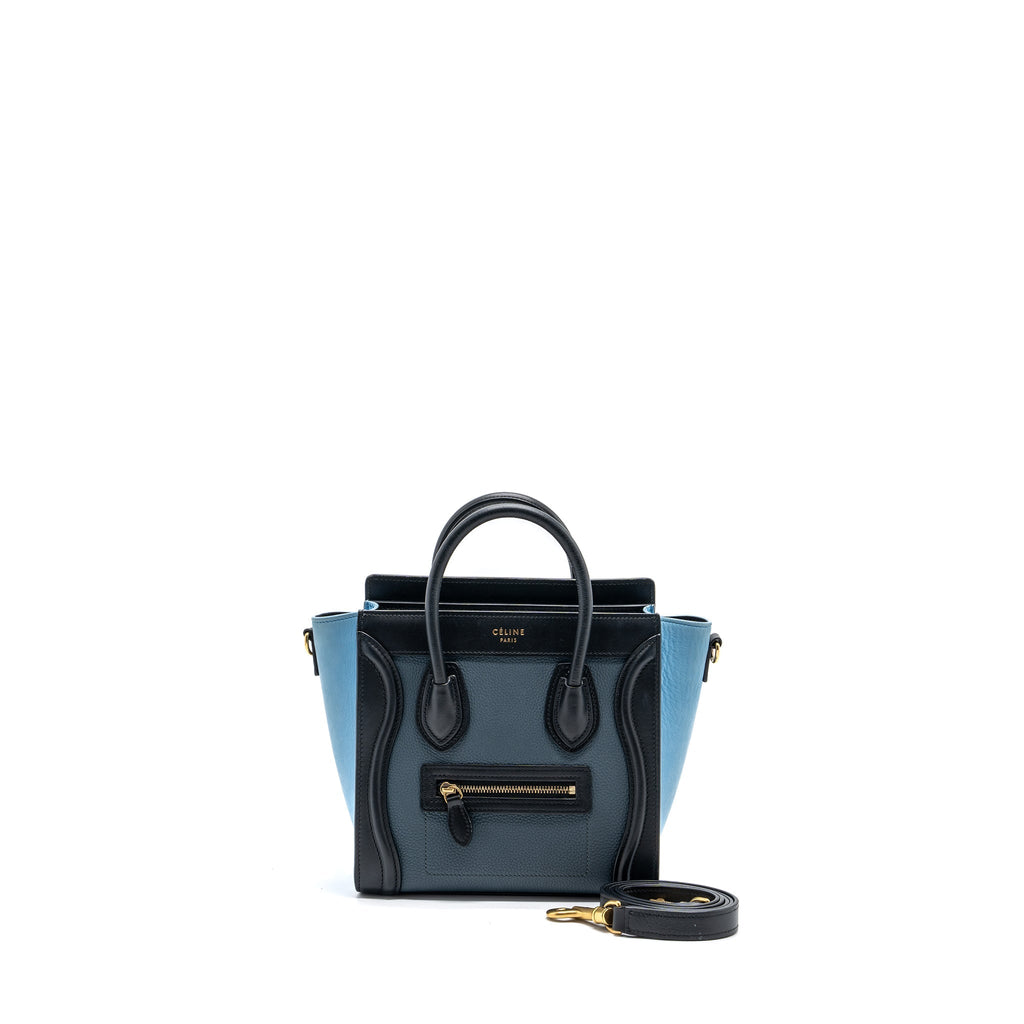 celine-nano-luggage-bag-multi-colour-blue-dark-blue-black-ghw