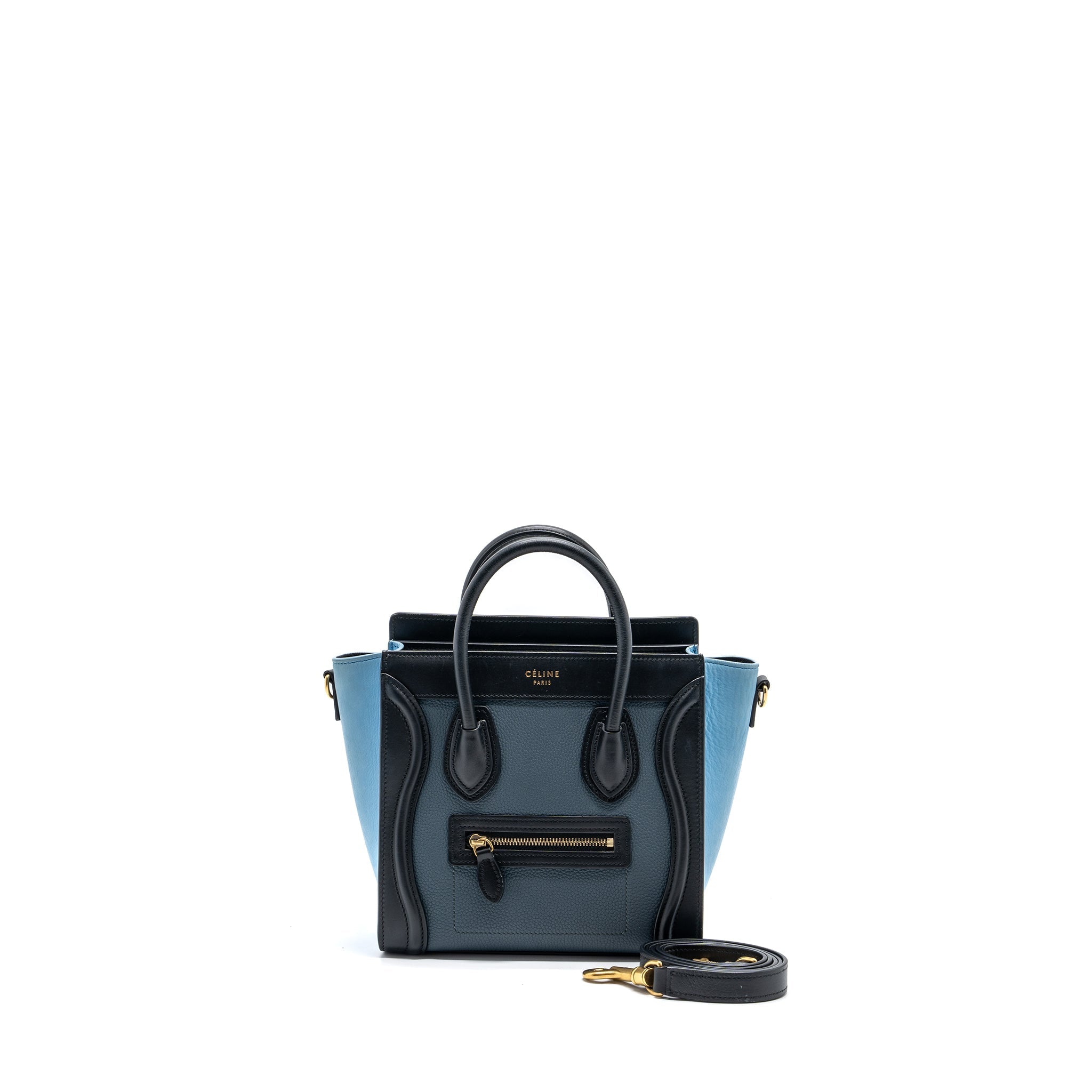 celine-nano-luggage-bag-multi-colour-blue-dark-blue-black-ghw