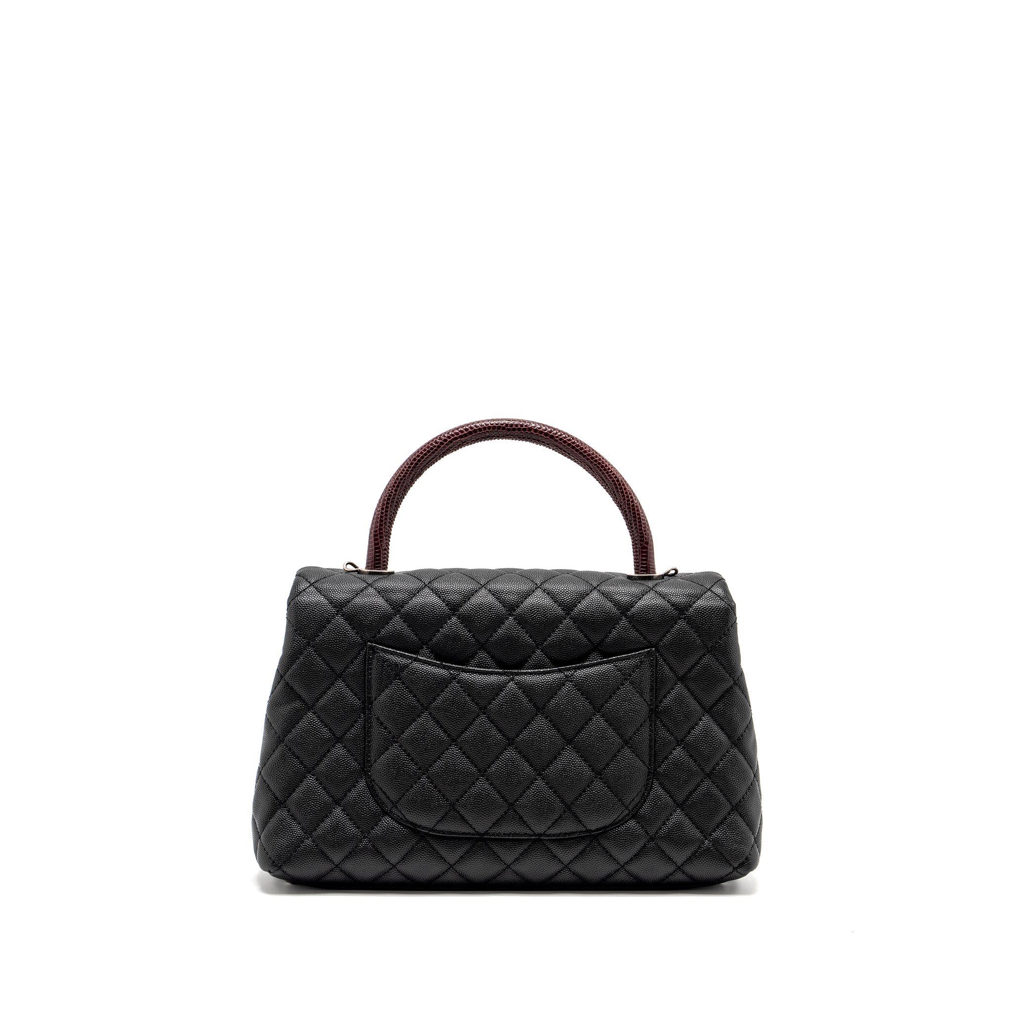 chanel-medium-coco-handle-caviar-lizard-handle-black-burgundy-ruthenium-hardware