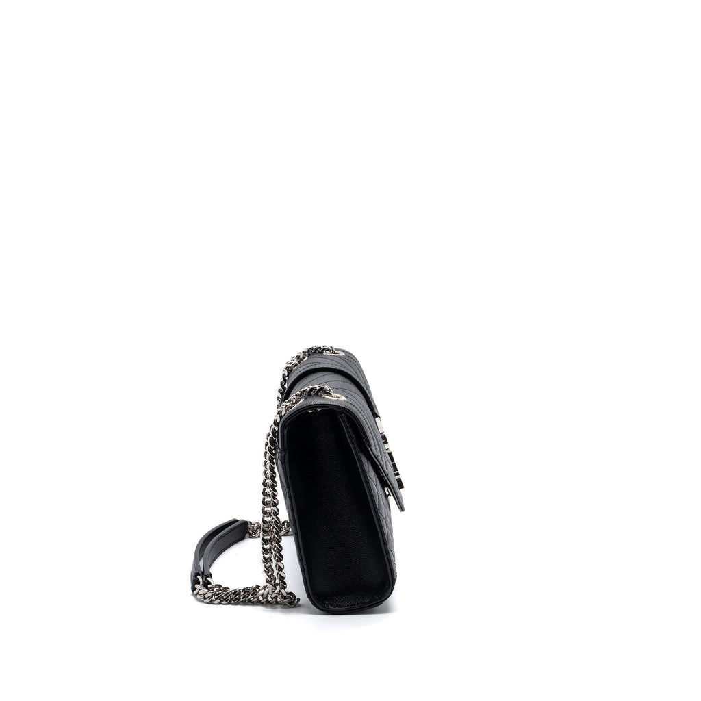 saint-laurent-ysl-envelope-medium-chain-bag-grained-calfskin-mix-matelasse-black-shw