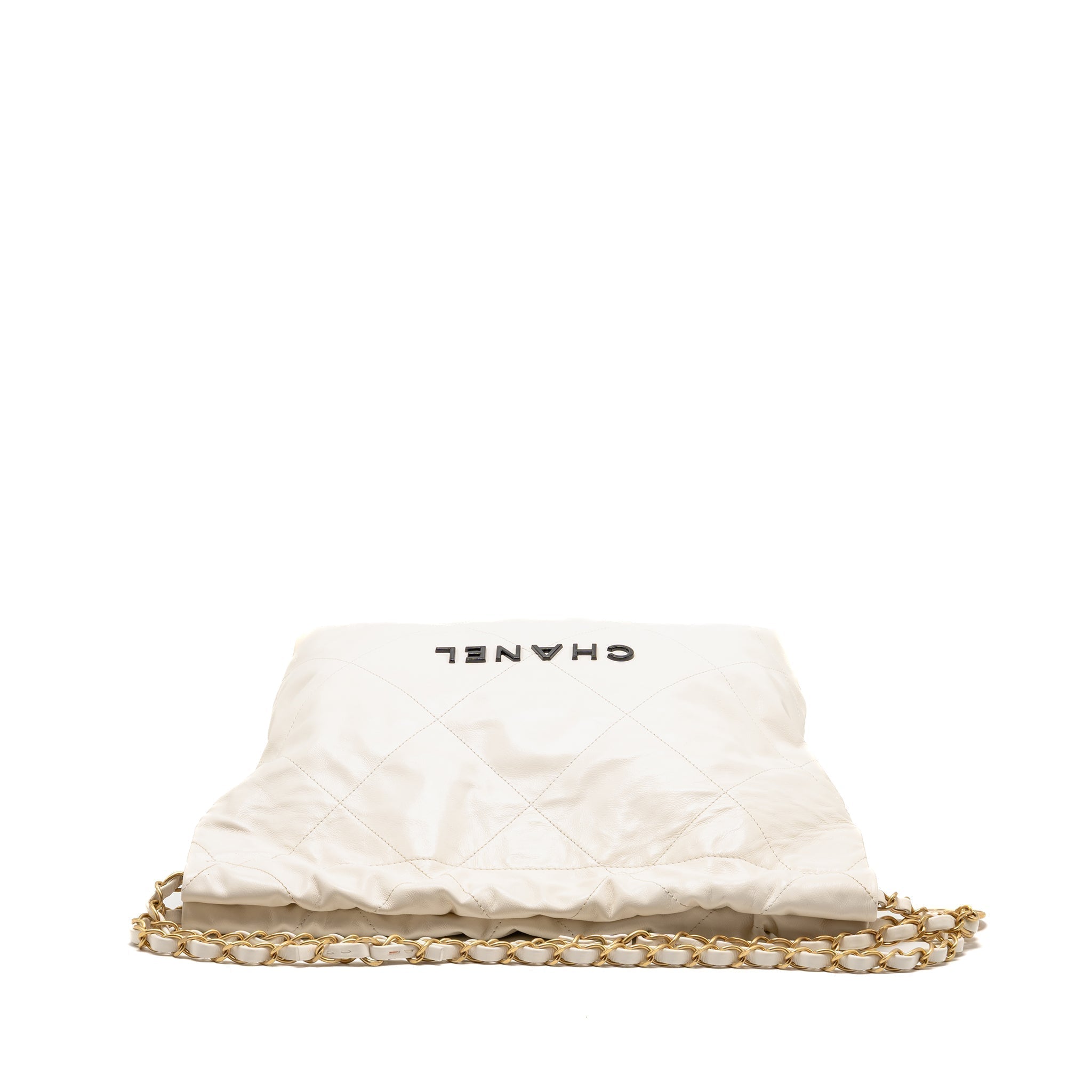 chanel-small-22-bag-with-black-letter-logo-calfskin-white-ghw-microchip