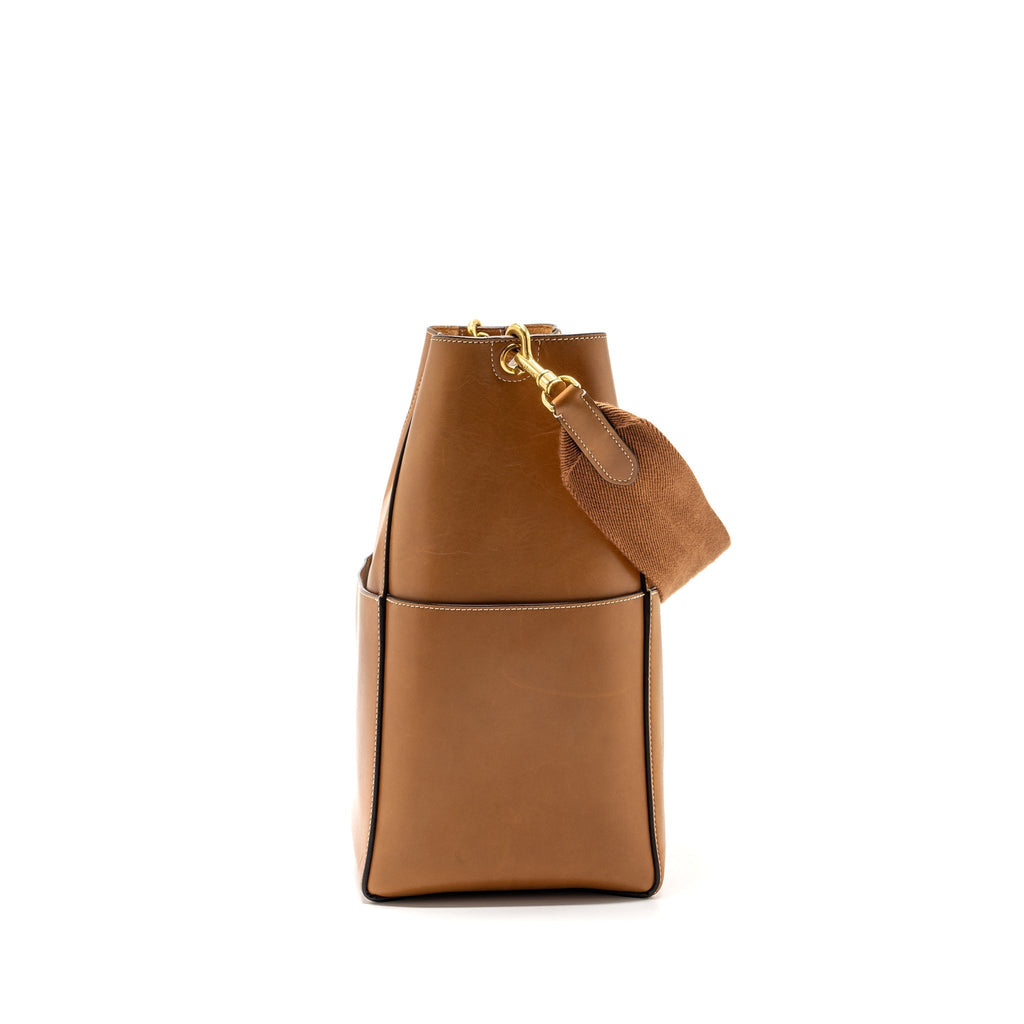 celine-sangle-bucket-bag-leather-brown-ghw