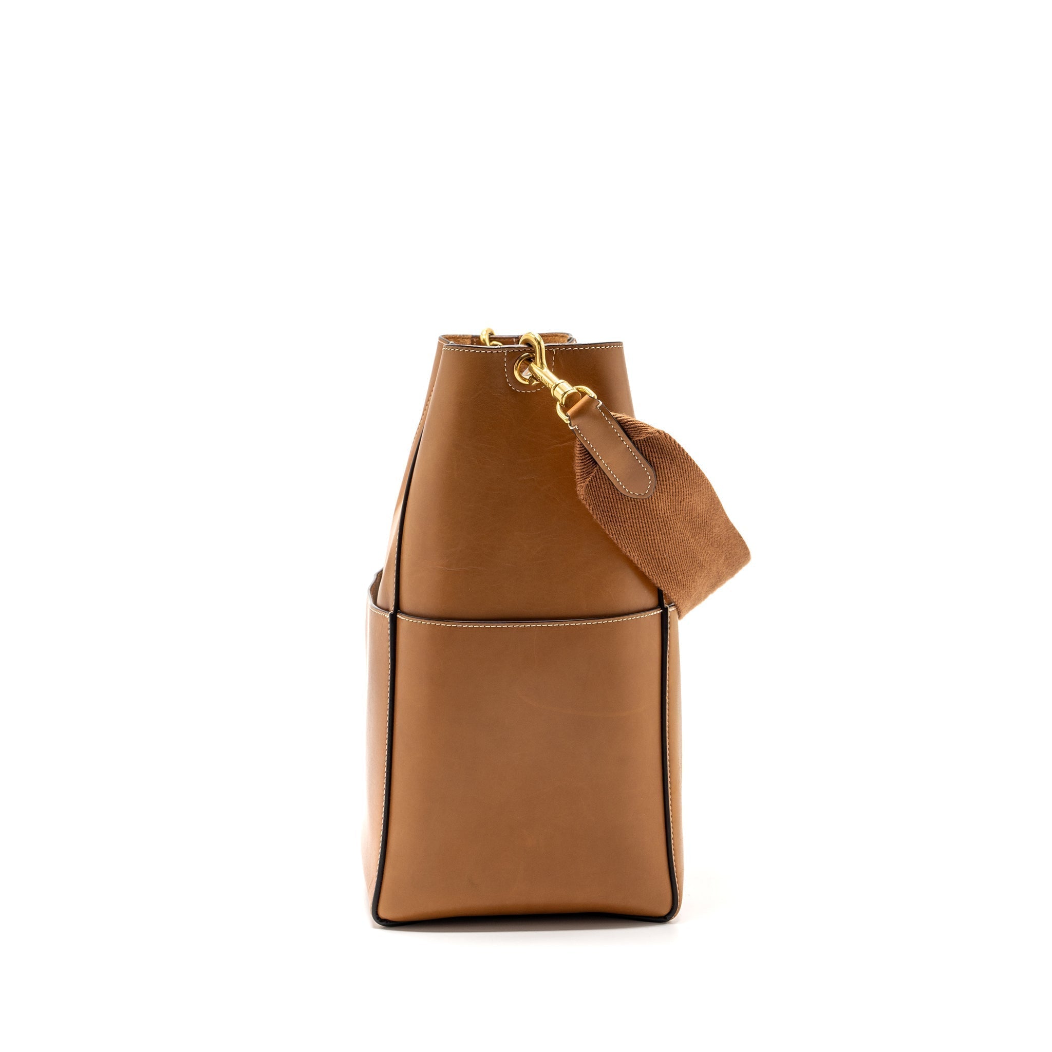 celine-sangle-bucket-bag-leather-brown-ghw