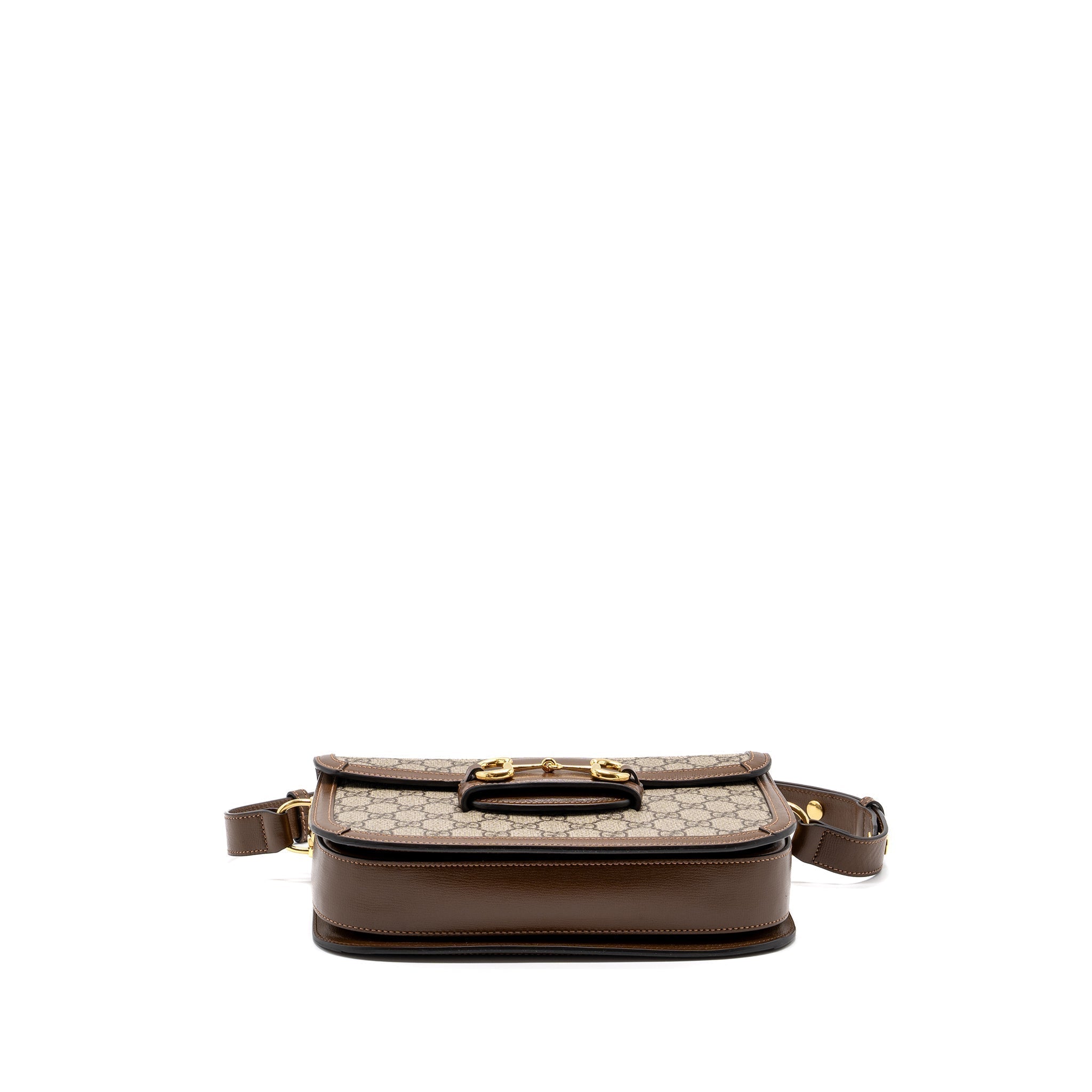 gucci-horsebit-1955-shoulder-bag-gg-supreme-canvas-leather-brown-ghw