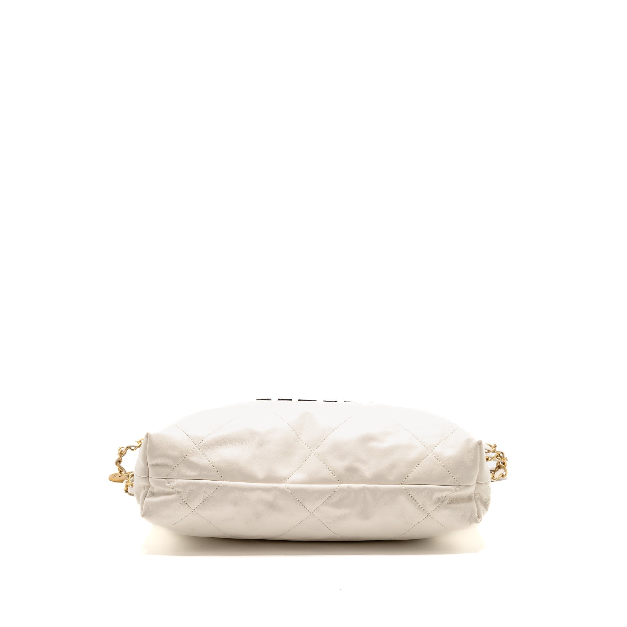 chanel-small-22-bag-with-black-letter-logo-calfskin-white-ghw-microchip