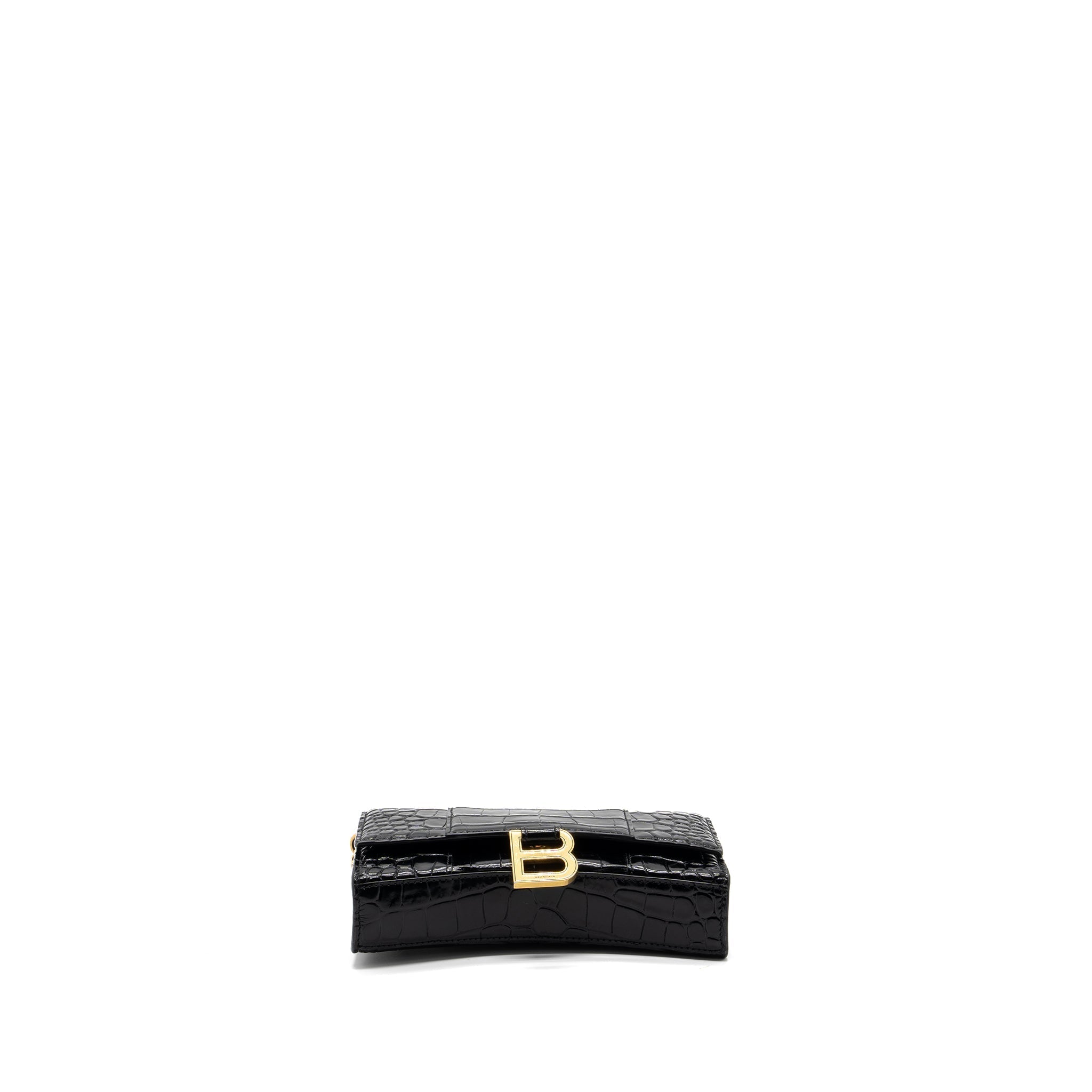 balenciaga-hourglass-wallet-on-chain-croc-embossed-leather-black-ghw