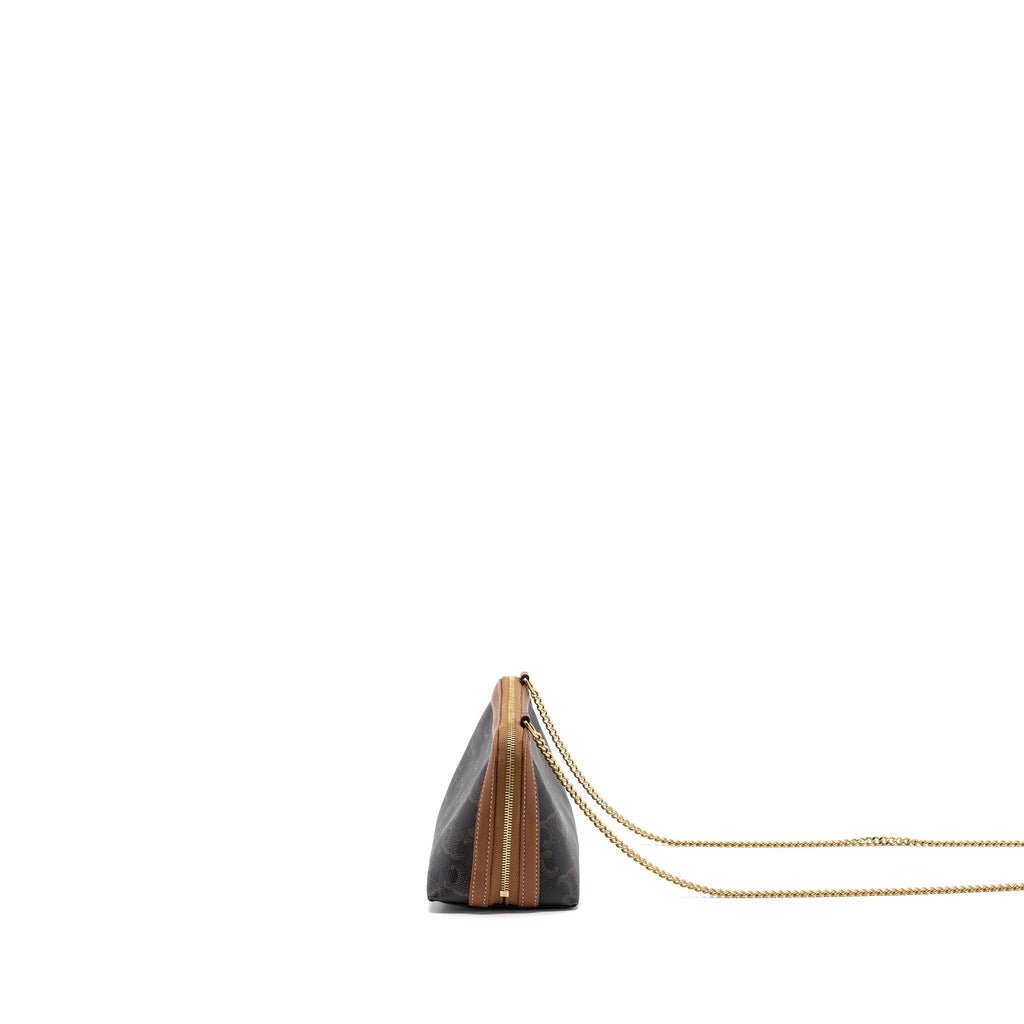 celine-clutch-with-chain-triomphe-canvas-lambskin-tan-ghw