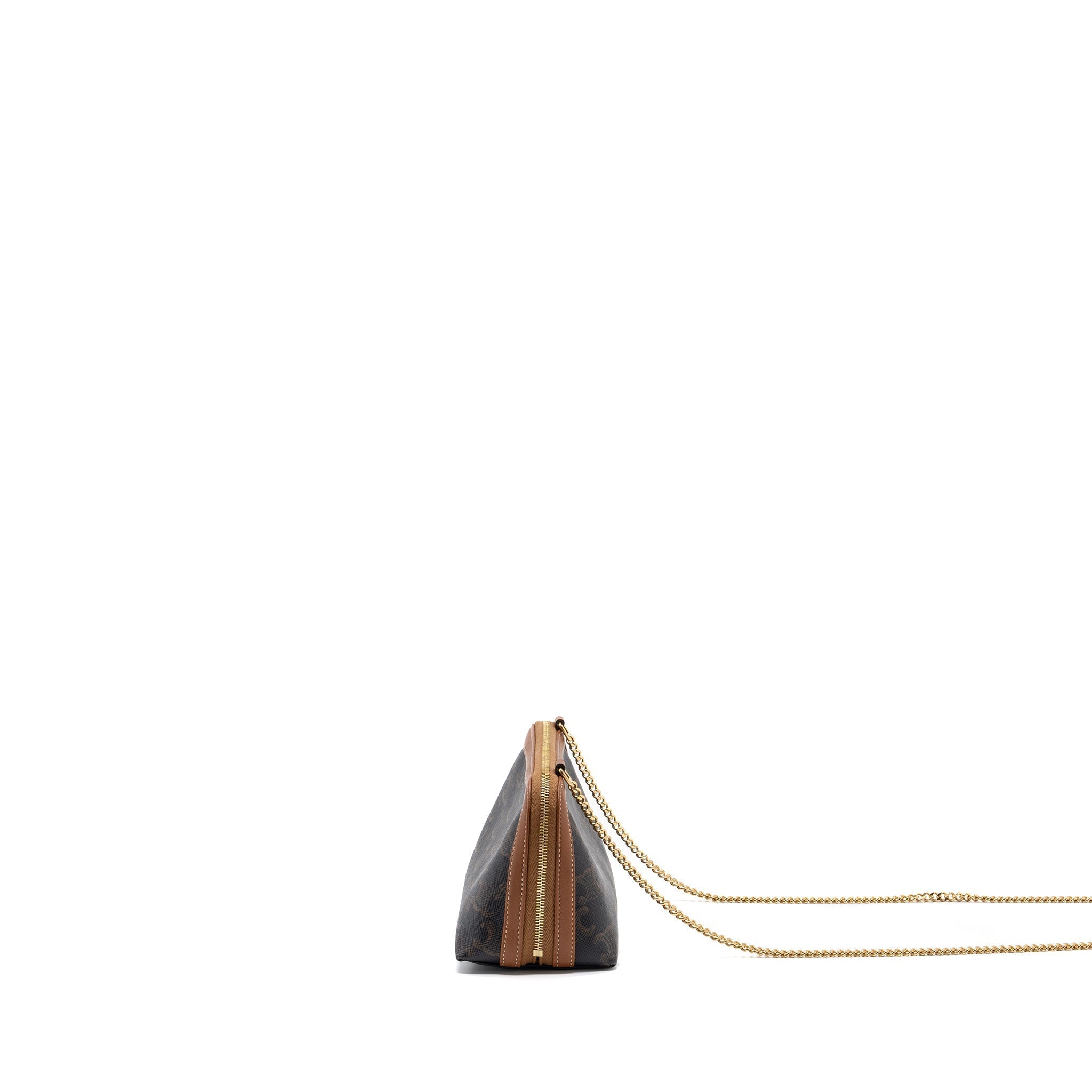 celine-clutch-with-chain-triomphe-canvas-lambskin-tan-ghw
