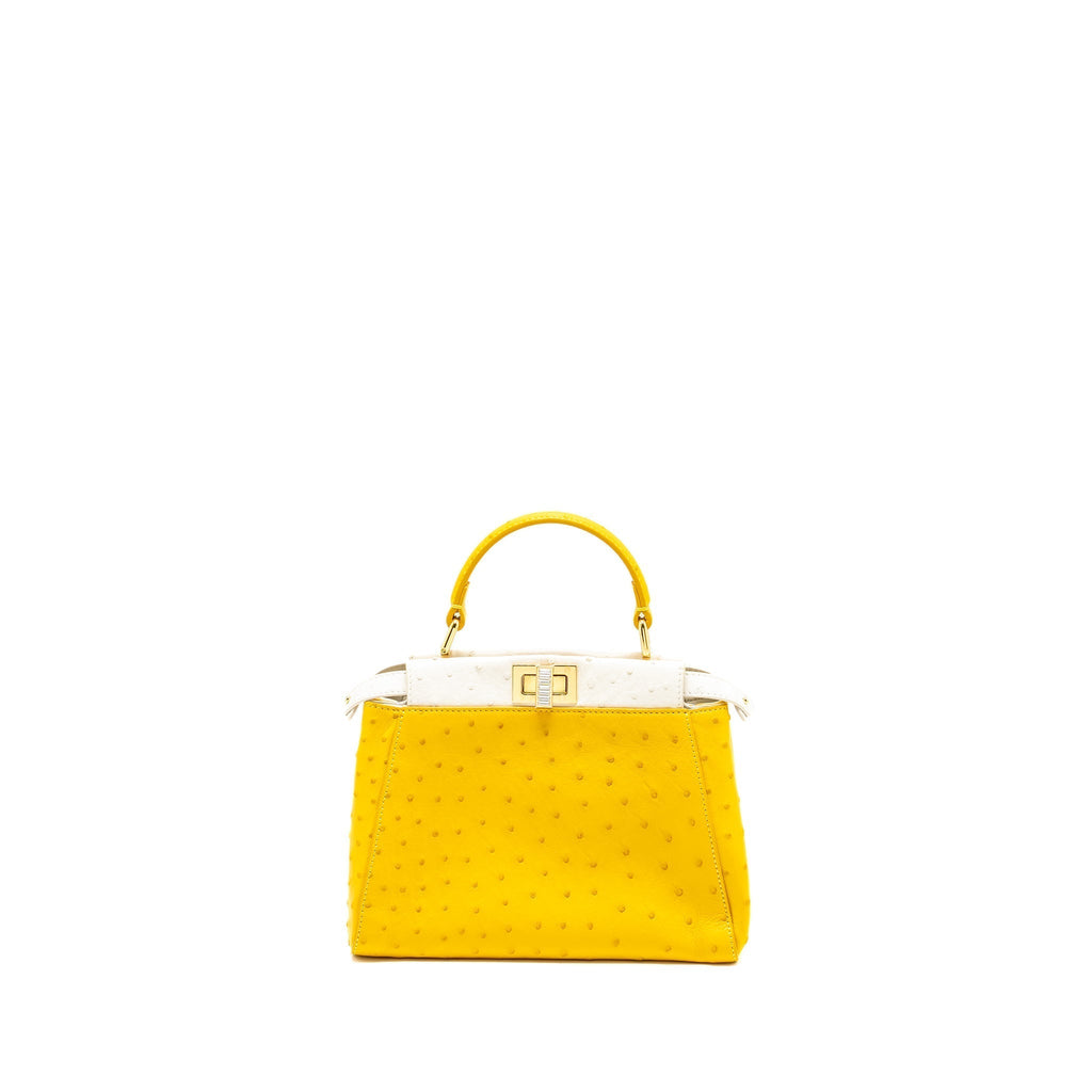 fendi-mini-peekaboo-ostrich-with-crystal-yellow-white-ghw