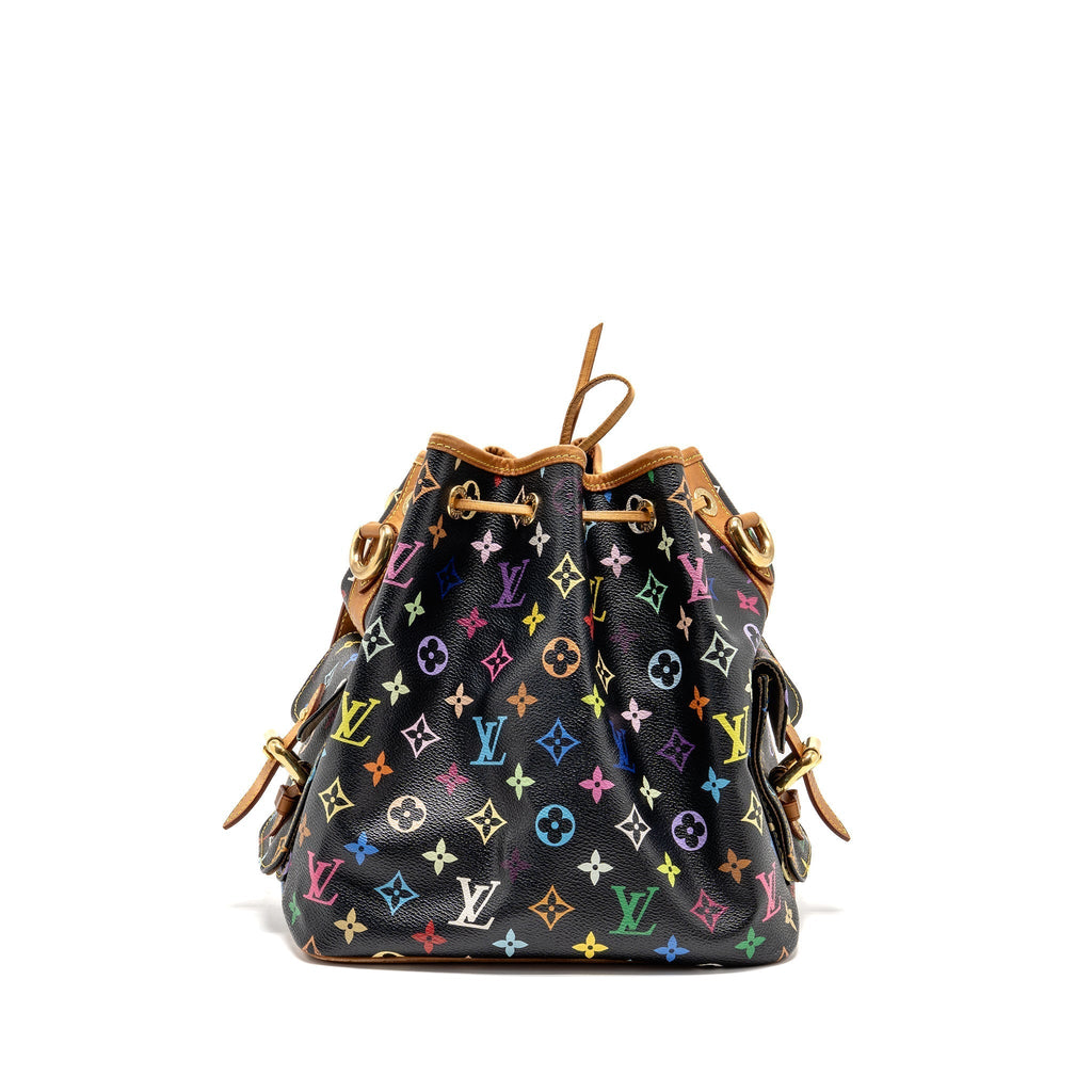 louis-vuitton-petit-noe-black-multicolour-monogram-canvas-ghw-1