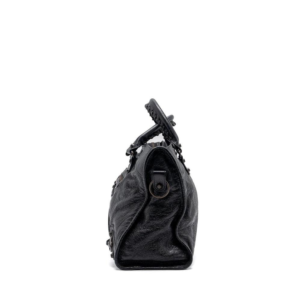 balenciaga-classic-city-bag-leather-black-ruthenium-silver-hardware