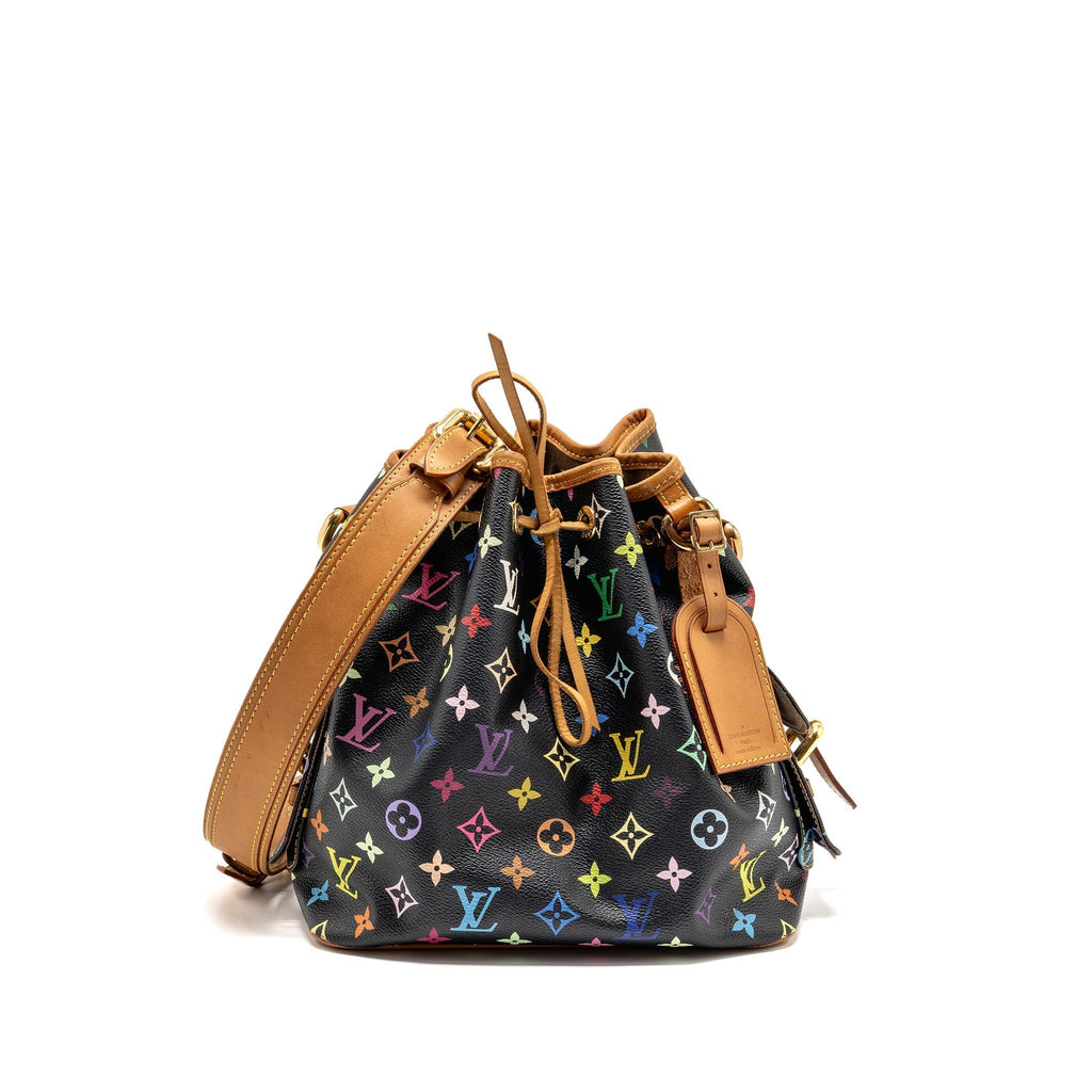 louis-vuitton-petit-noe-black-multicolour-monogram-canvas-ghw-1