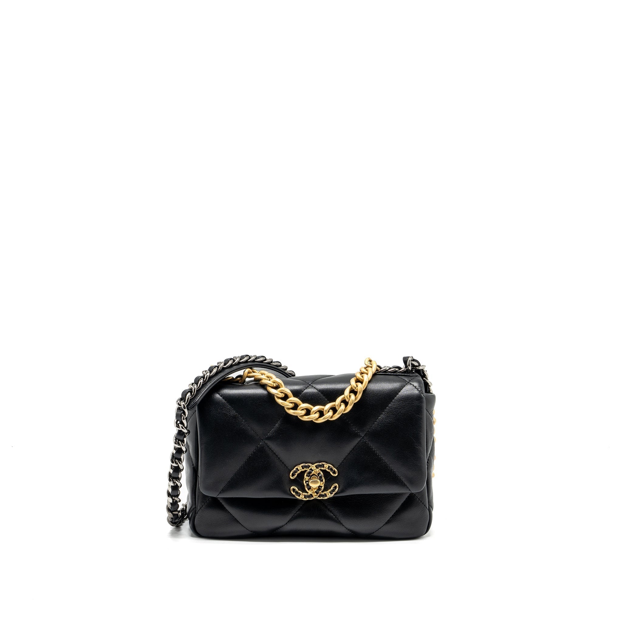 chanel-small-19-bag-lambskin-black-multicolour-hardware-microchip-4