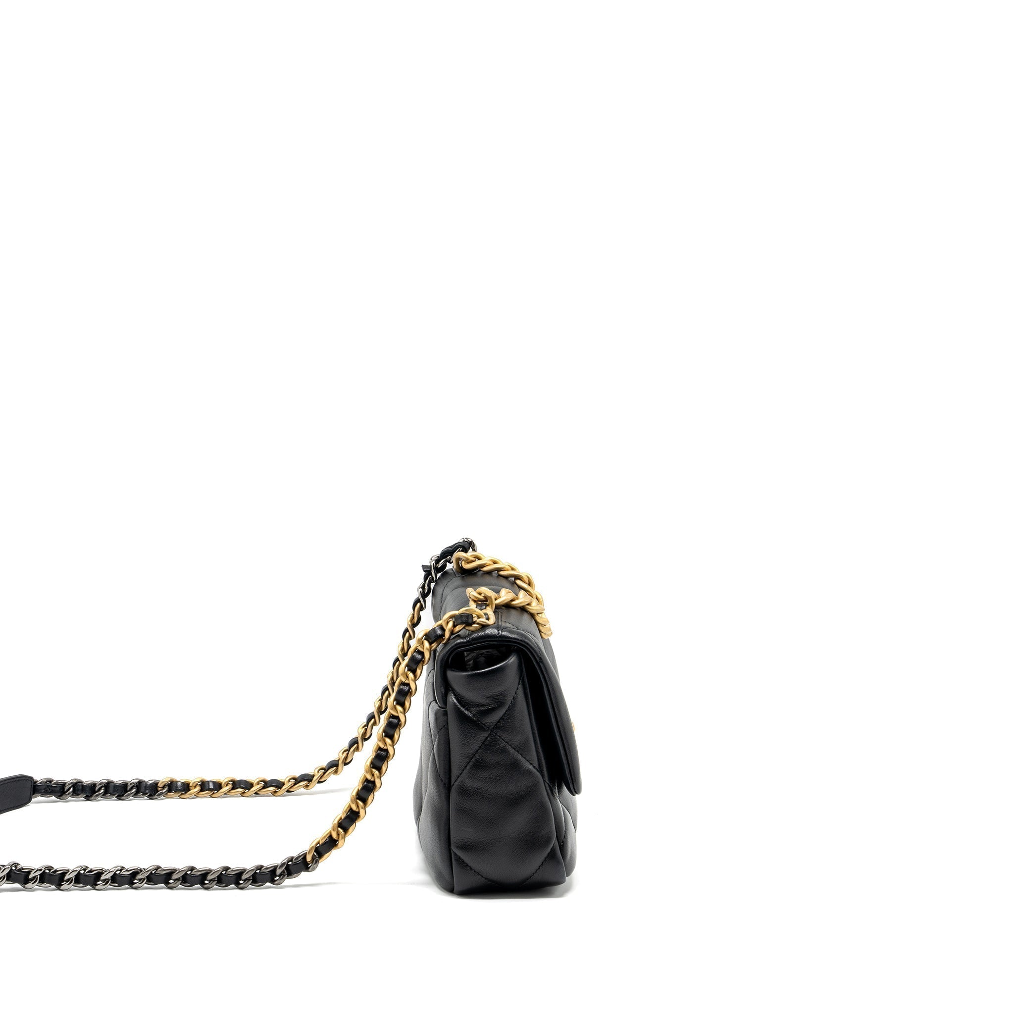 chanel-small-19-bag-lambskin-black-multicolour-hardware-microchip-4