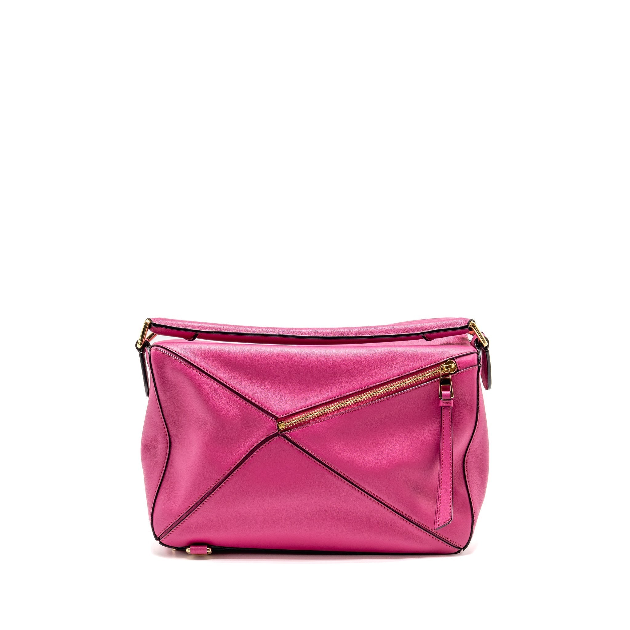loewe-medium-puzzle-bag-calfskin-fuchsia-ghw