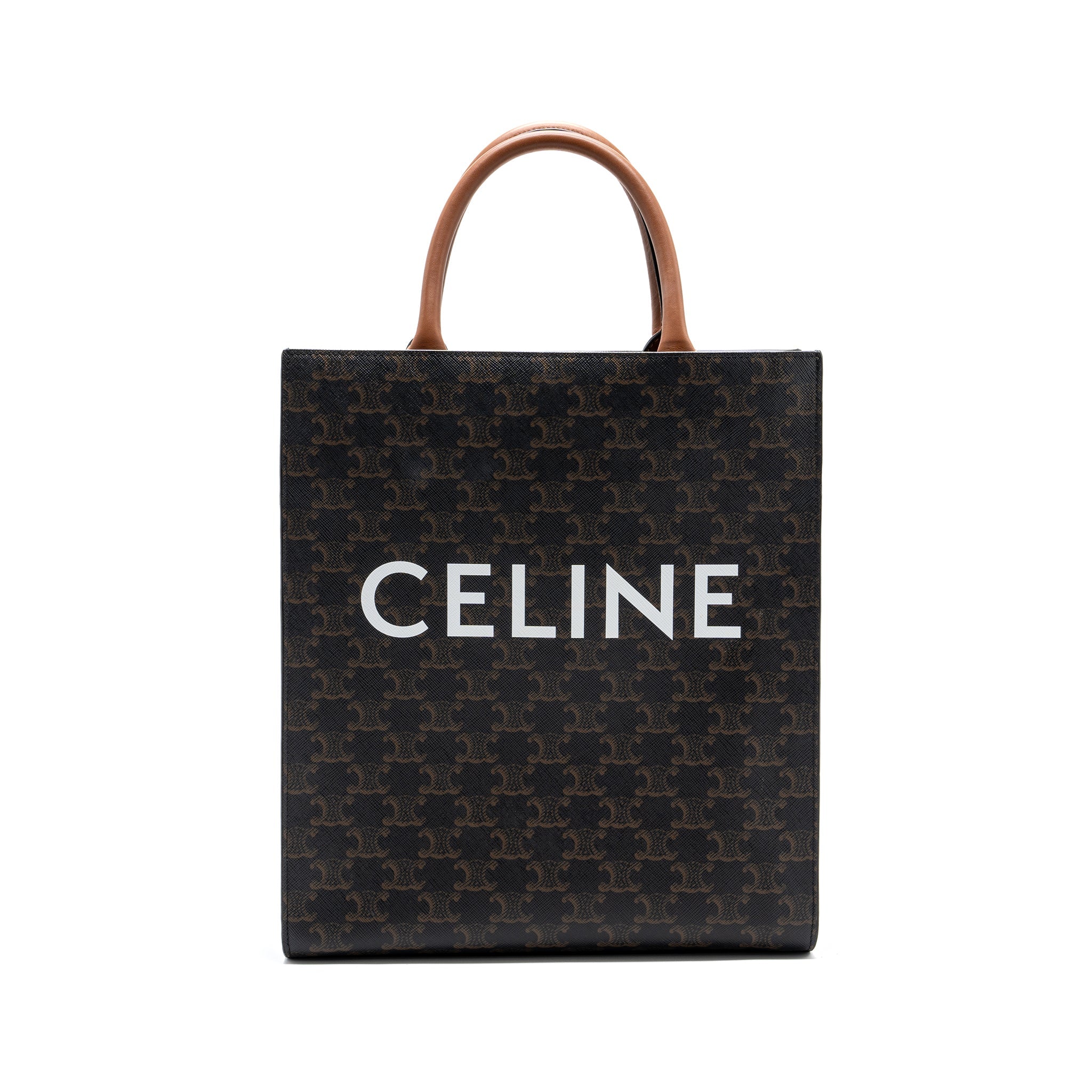 celine-small-cabas-vertical-triomphe-canvas-calfskin-tan-ghw