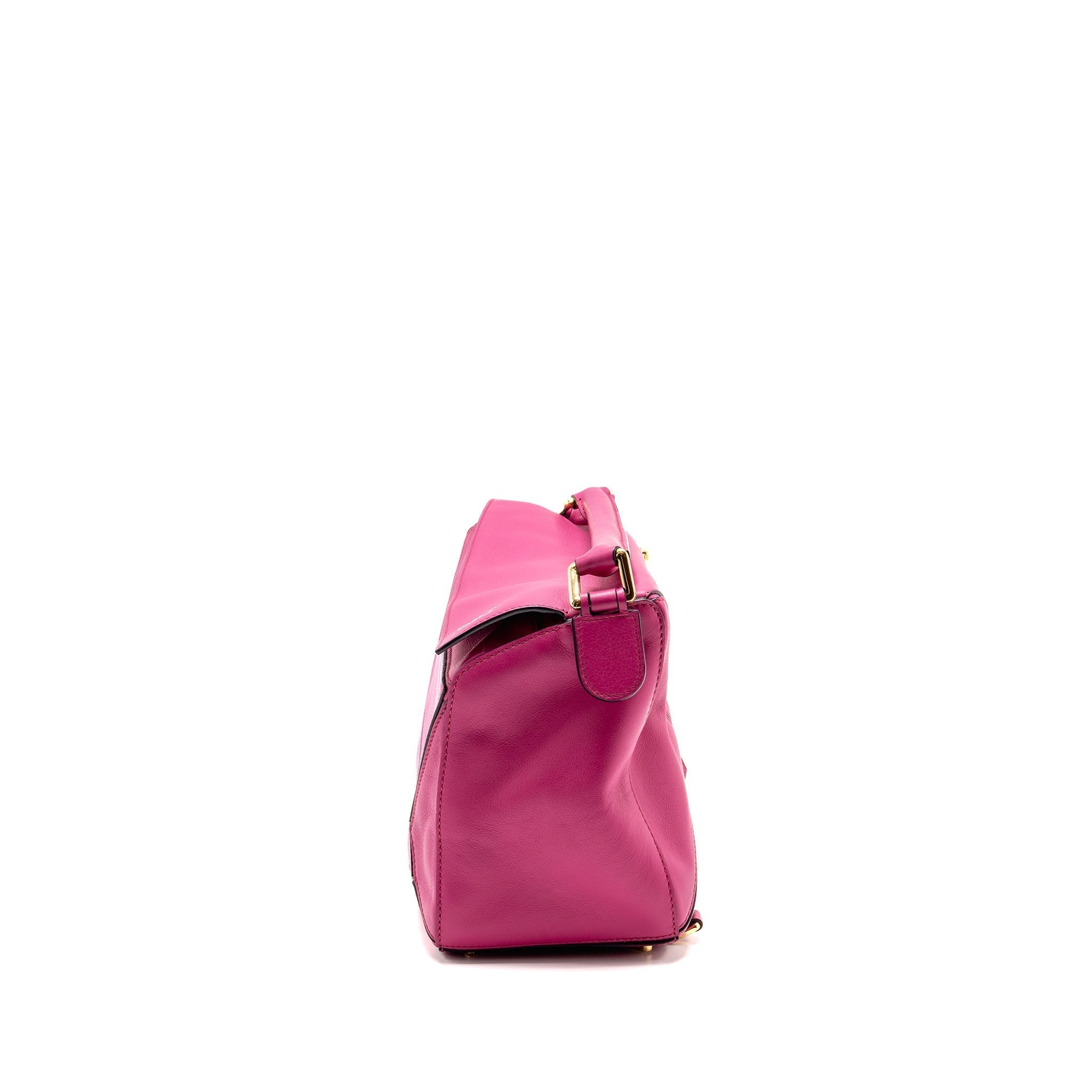 loewe-medium-puzzle-bag-calfskin-fuchsia-ghw
