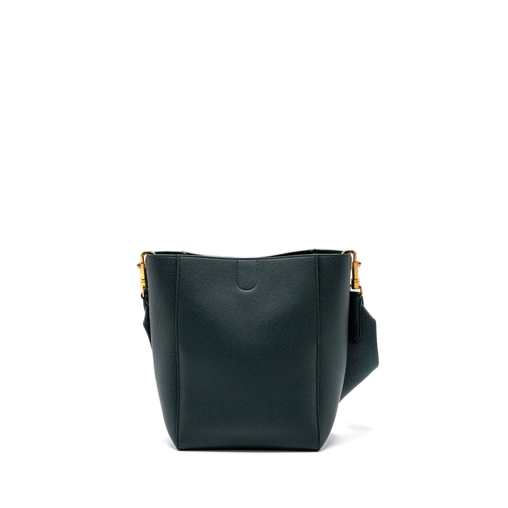 celine-small-sangle-bucket-bag-calfskin-dark-green-ghw