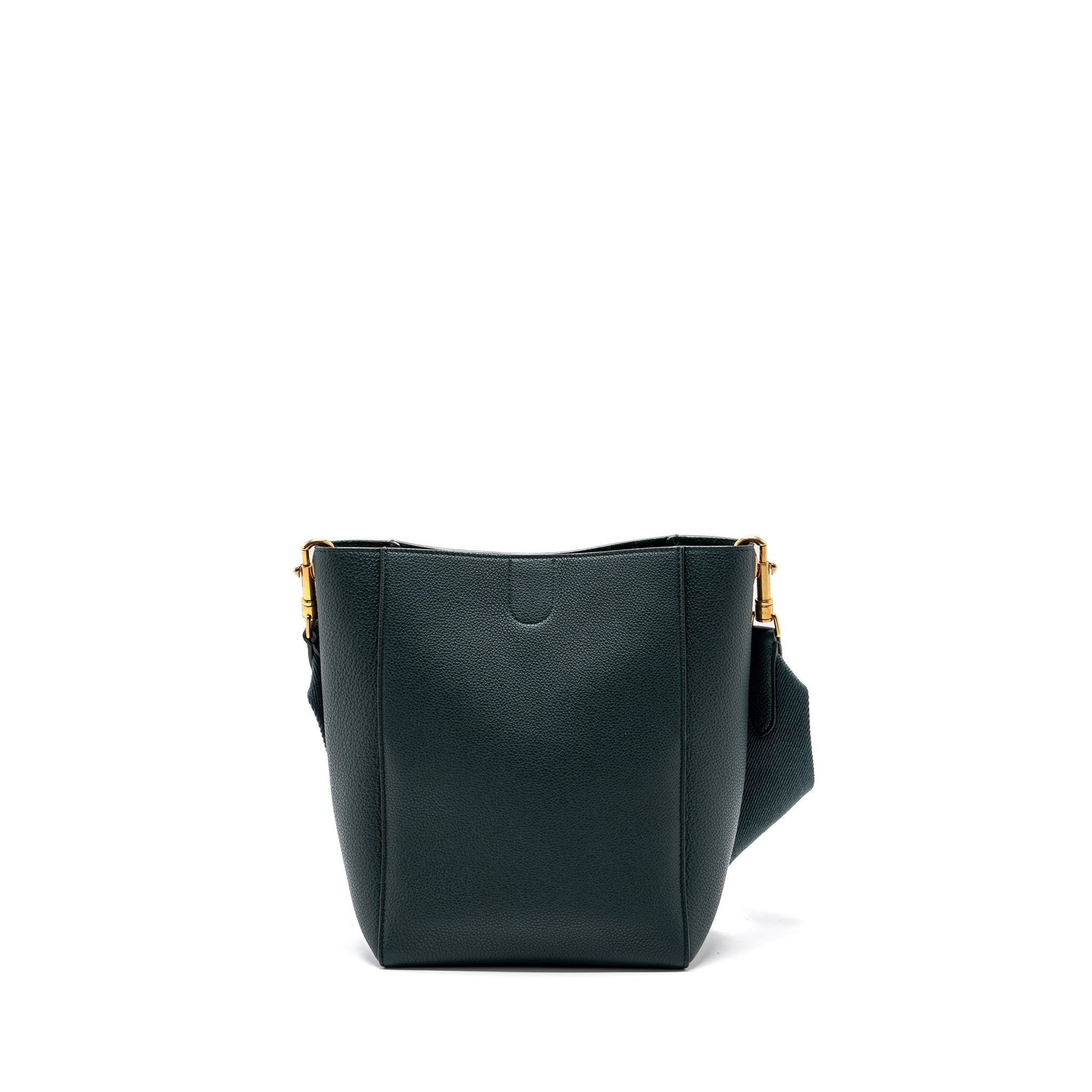 celine-small-sangle-bucket-bag-calfskin-dark-green-ghw