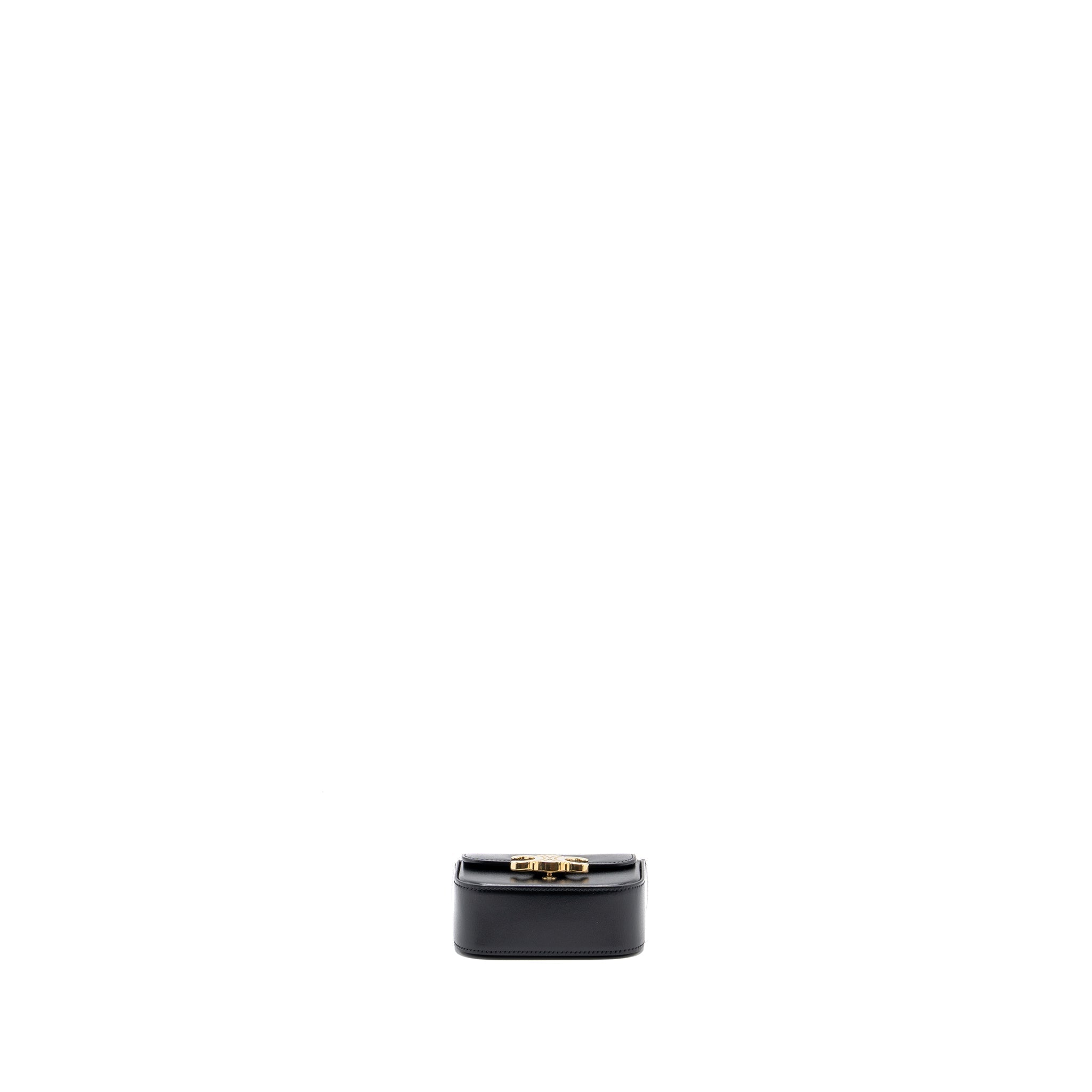 celine-claude-shiny-calfskin-black-ghw